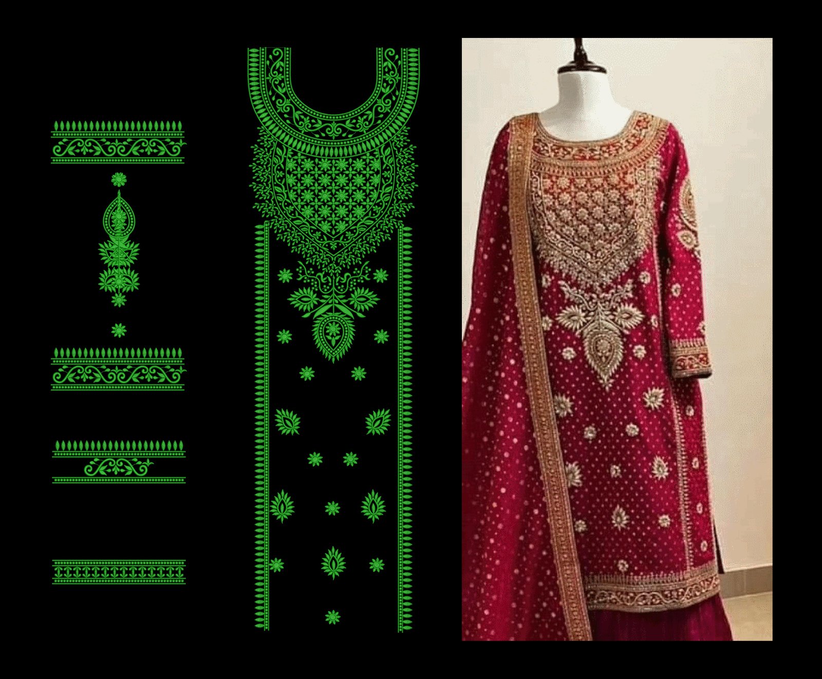 Neck Top Duppata