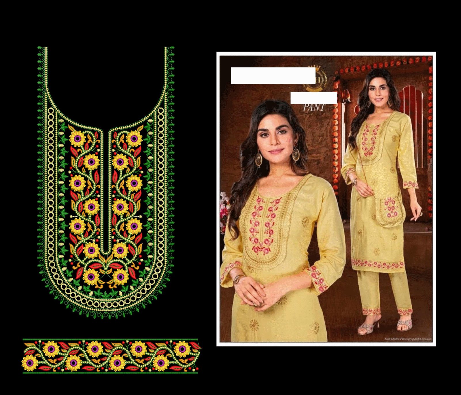 Fancy Kurti & Plazo