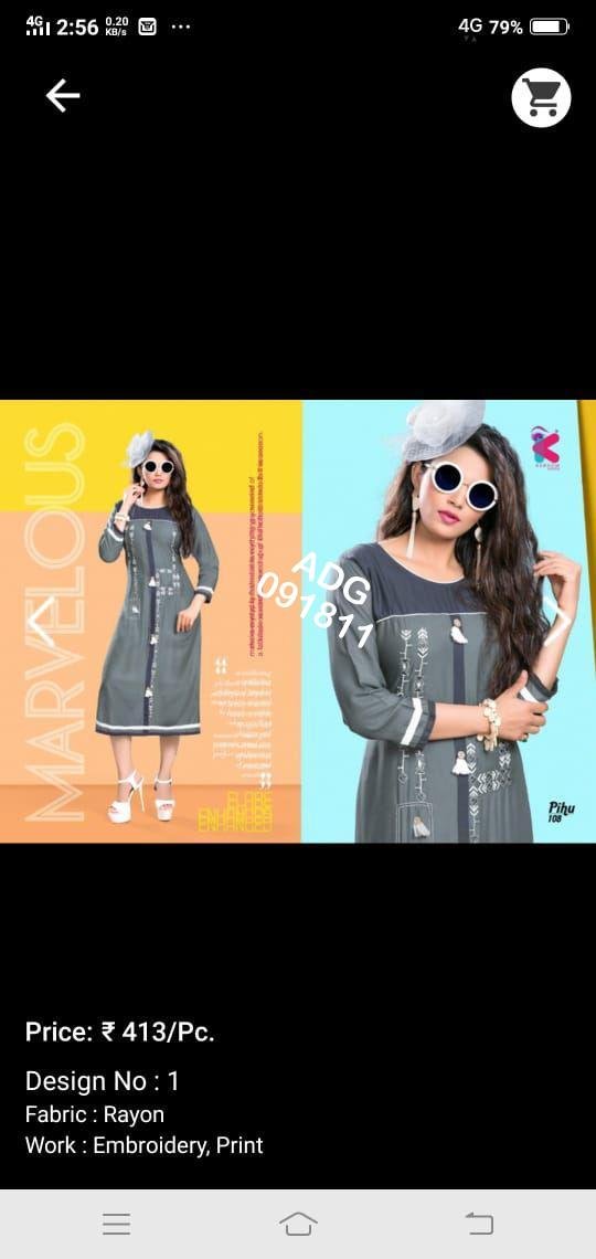 fancy kurti