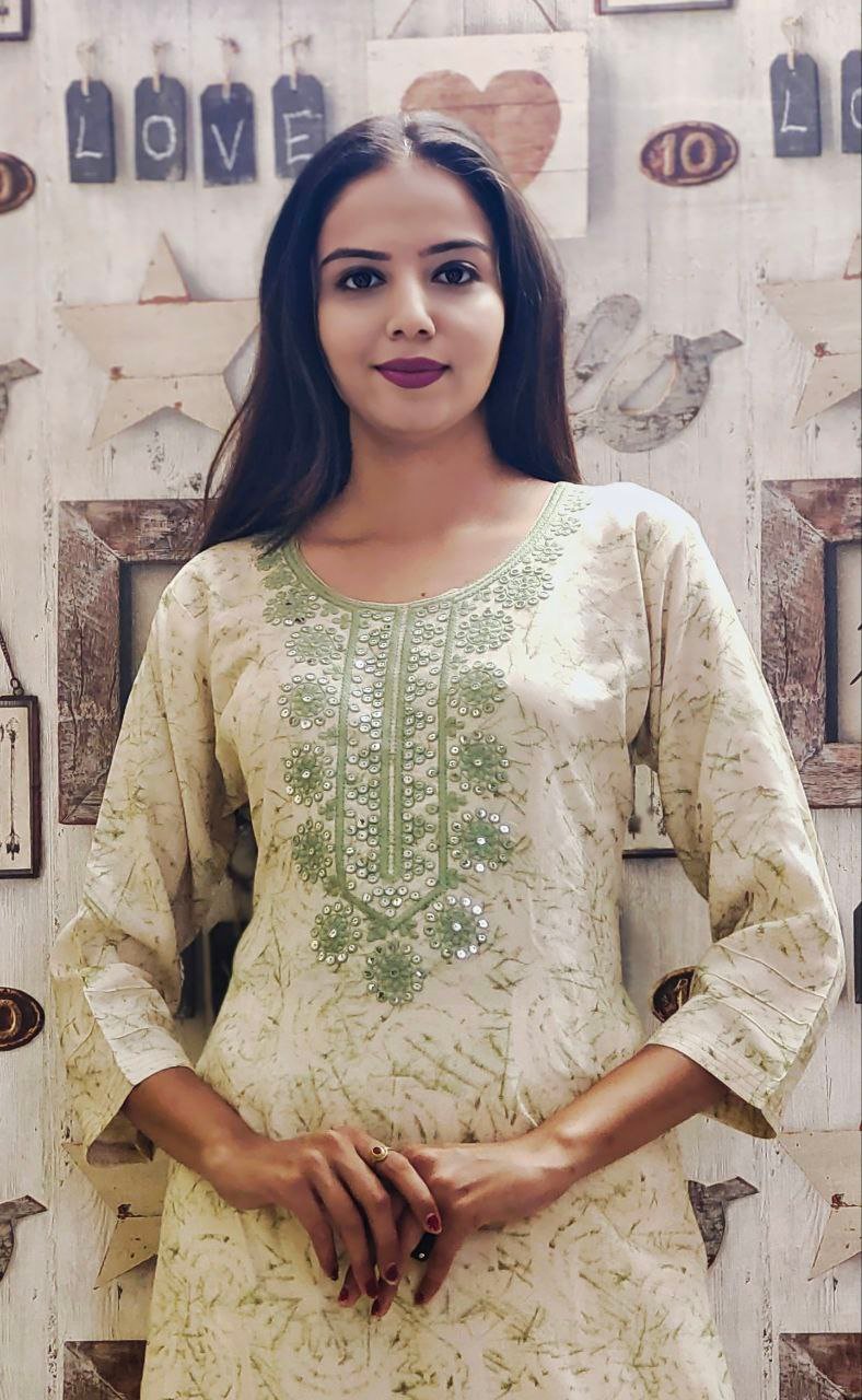 5mm-Sequince kurti