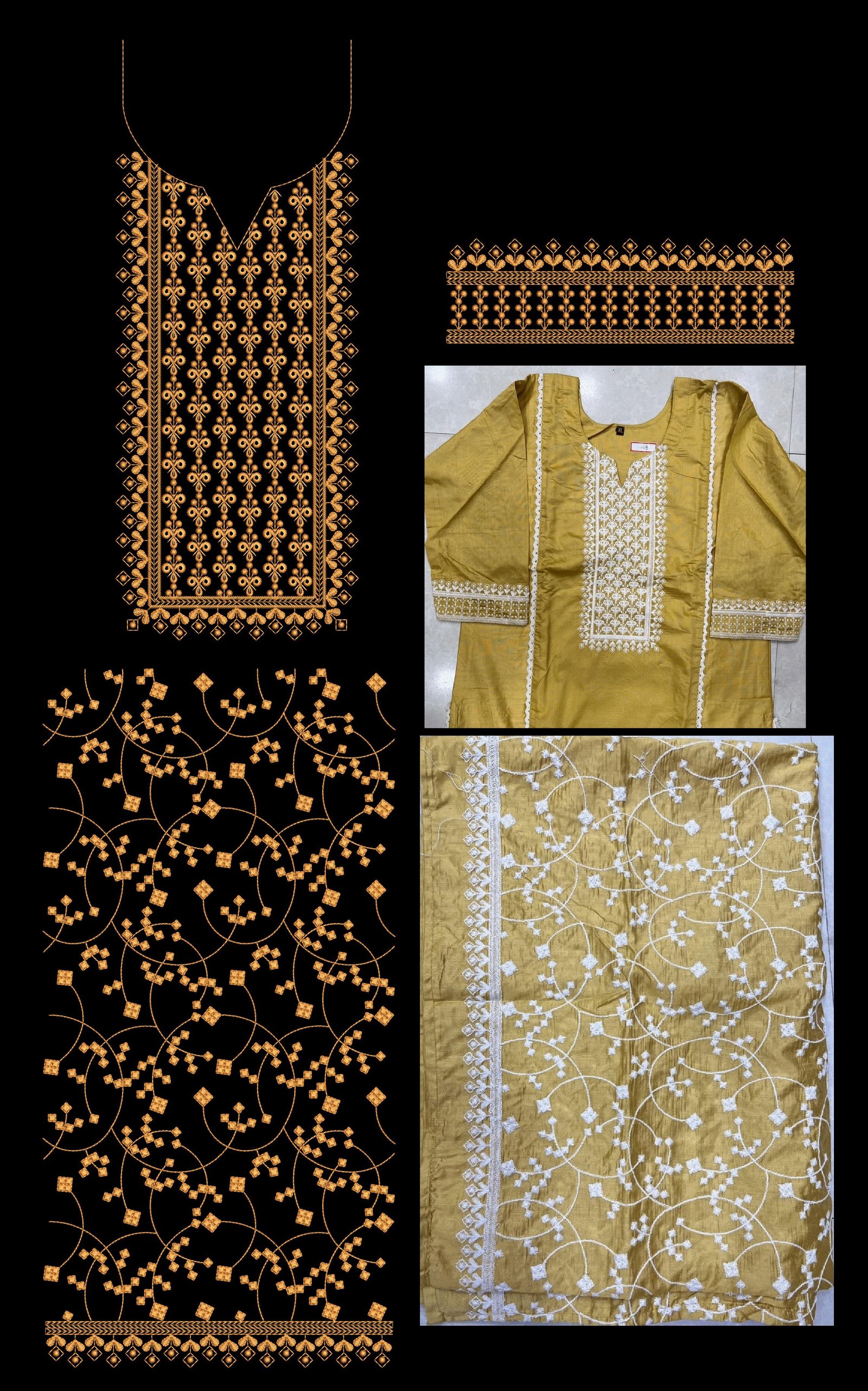 Neck Top Duppata