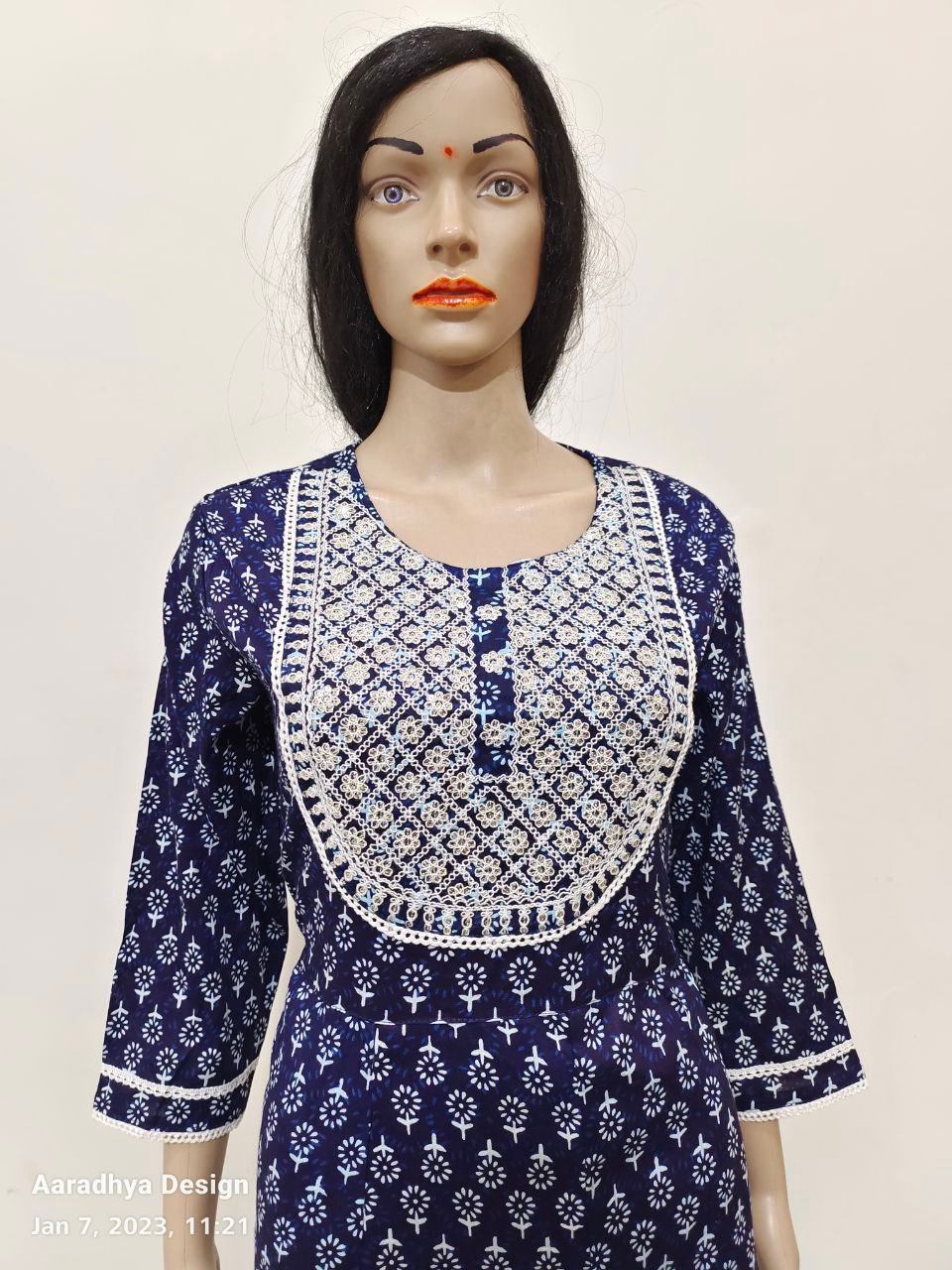 Cording & Sequince kurti