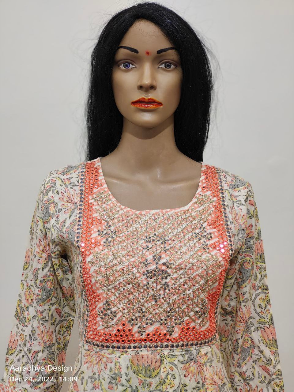 Cording & Sequince kurti