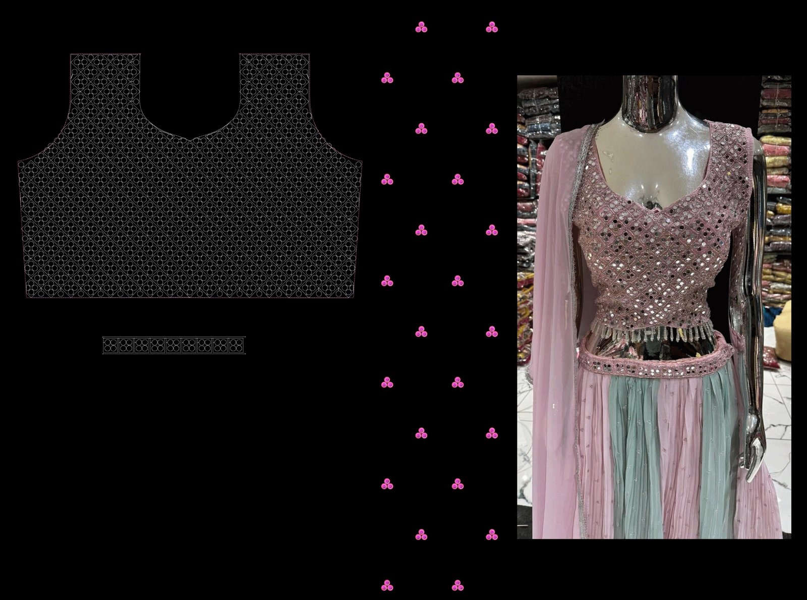 Cording & sequince (5 - mm)  Redymed Designs