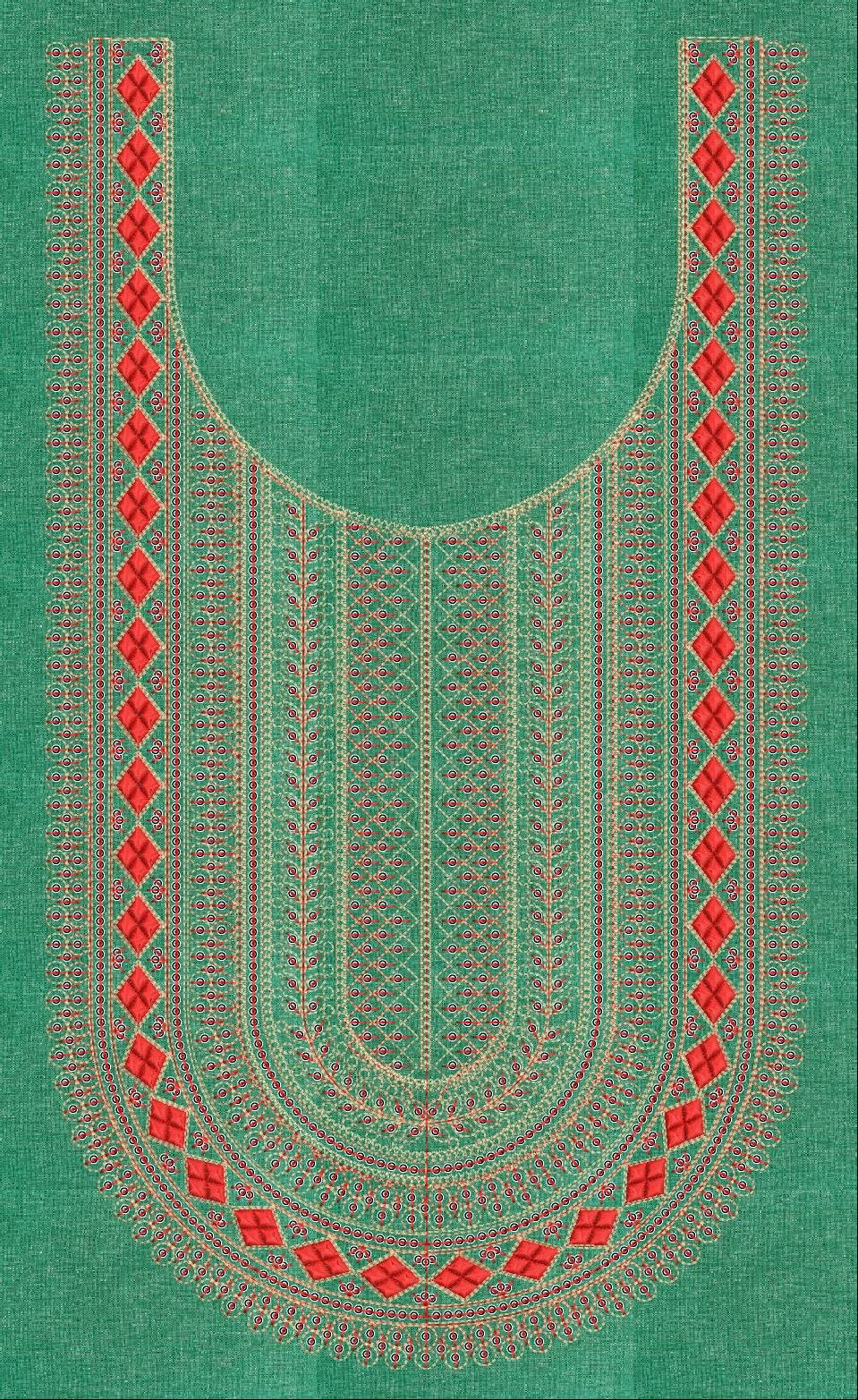 Cording & Sequince Neck