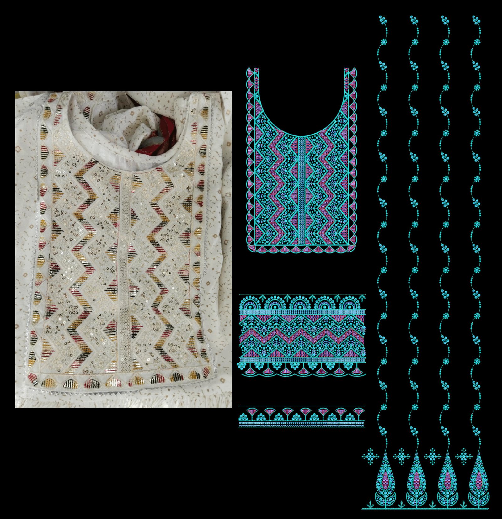 Sequince kurti
