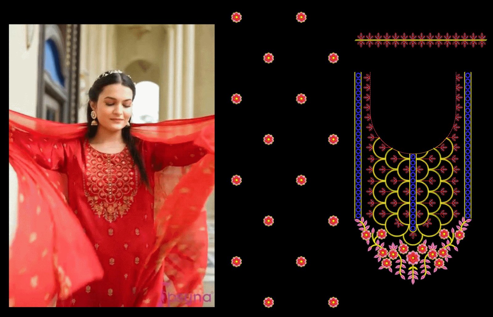 Fancy Kurti & Plazo