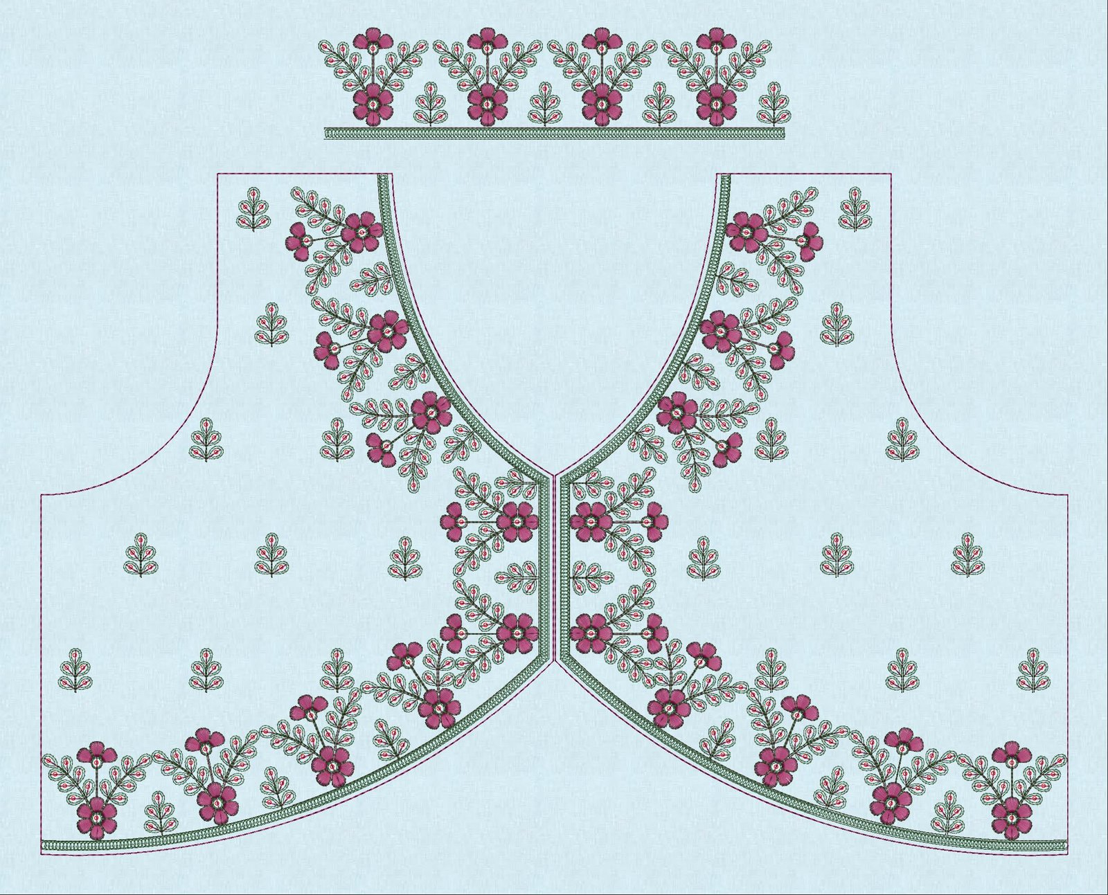 Cording & Sequince Choli