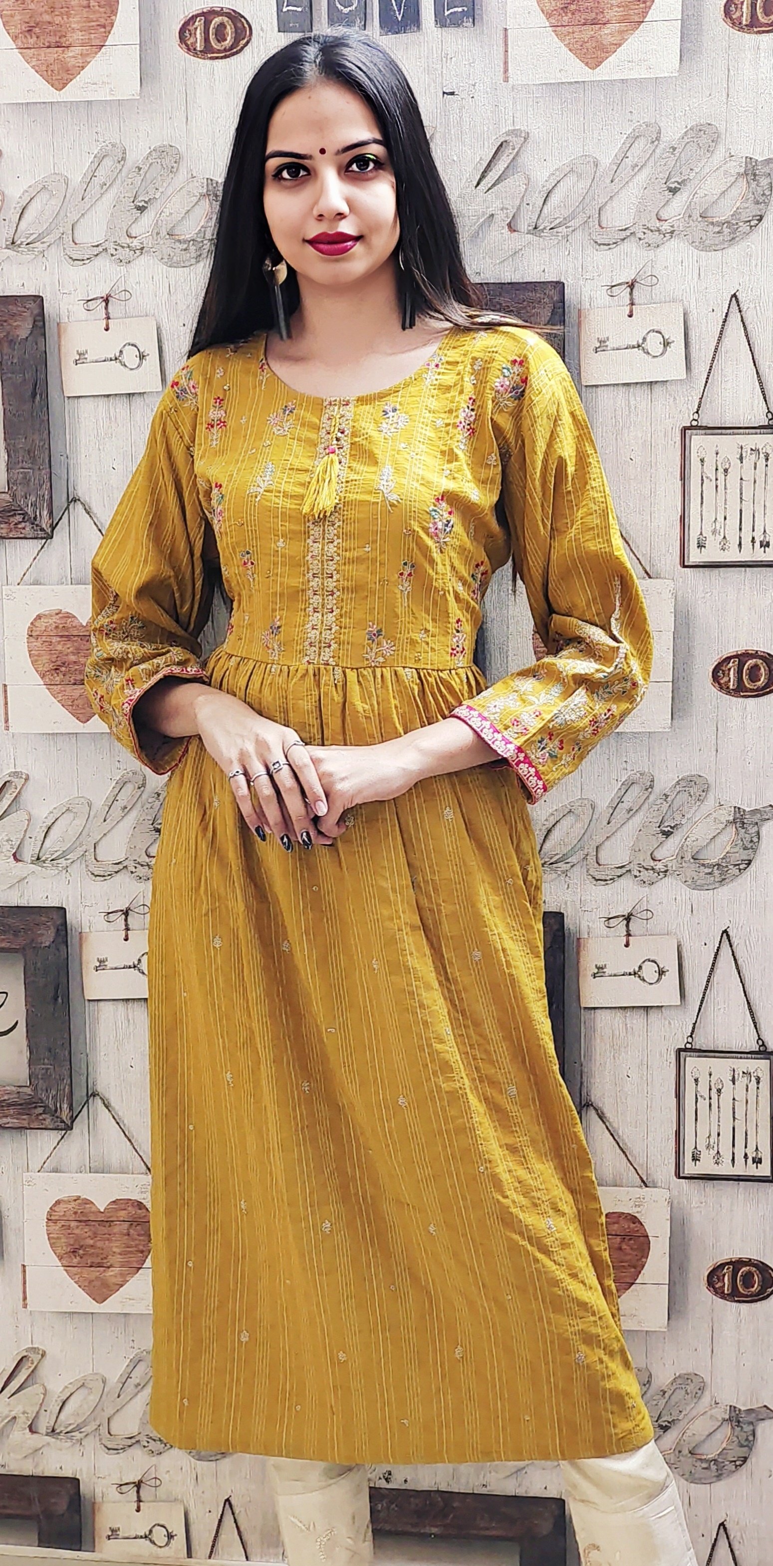 Cording kurti