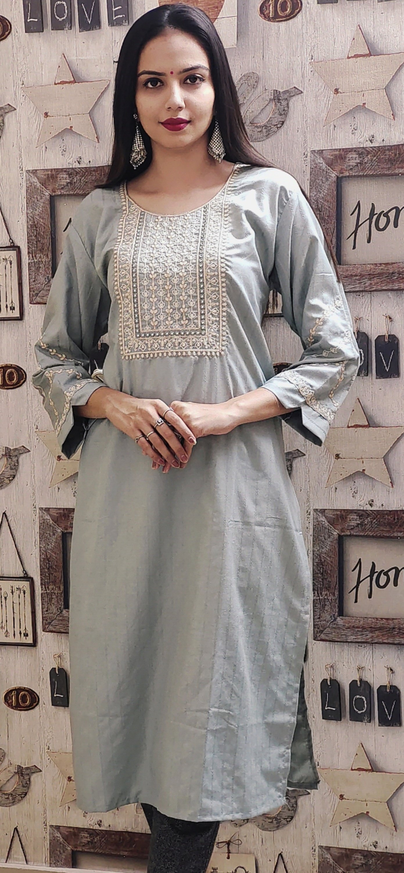 Cording kurti