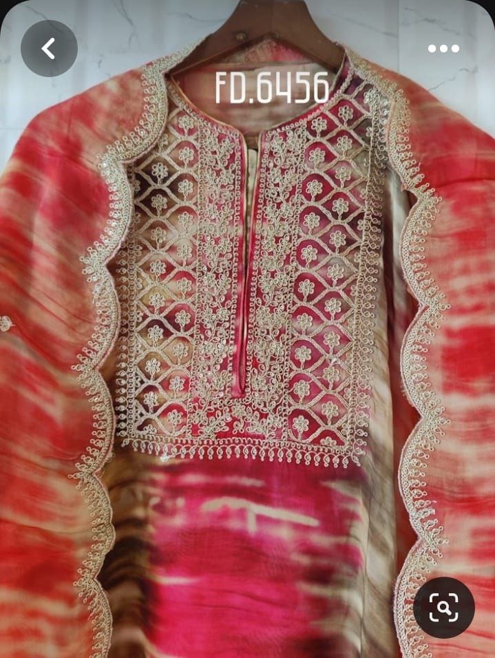Cording & sequince kurti