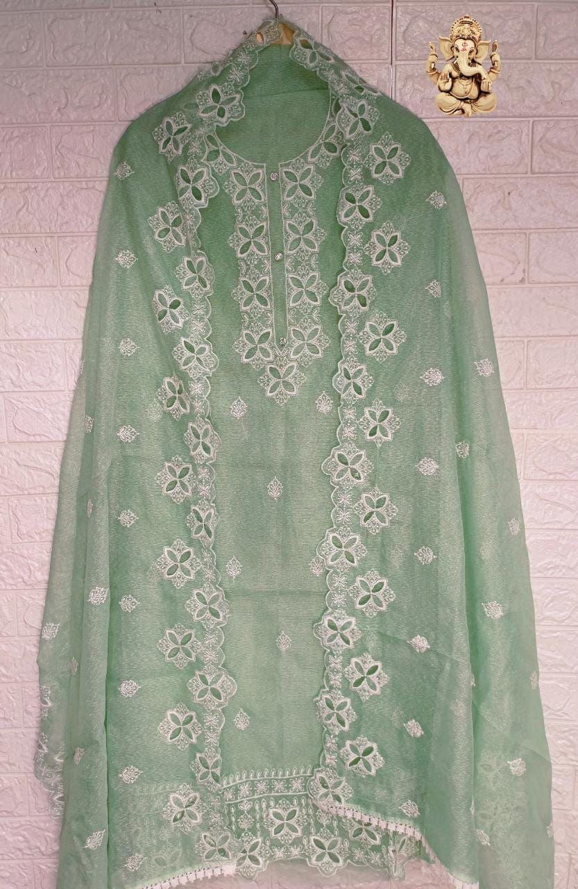 Neck Top Duppata Design