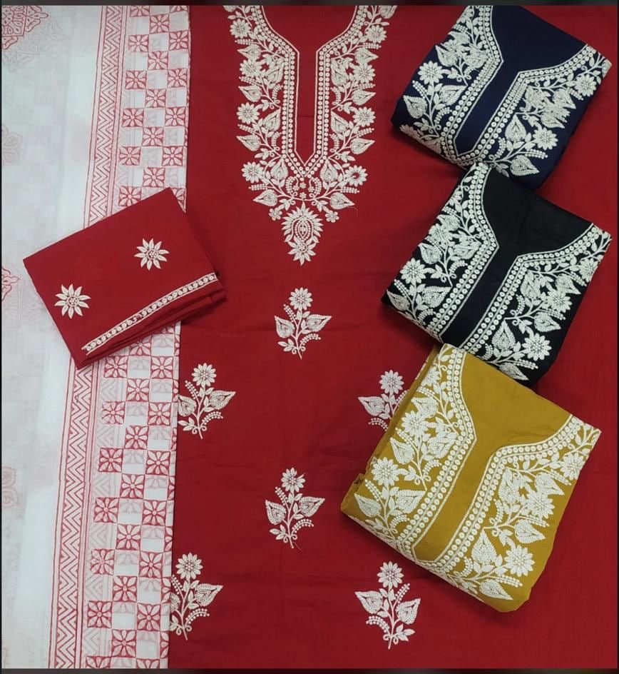 Neck Top Duppata Design