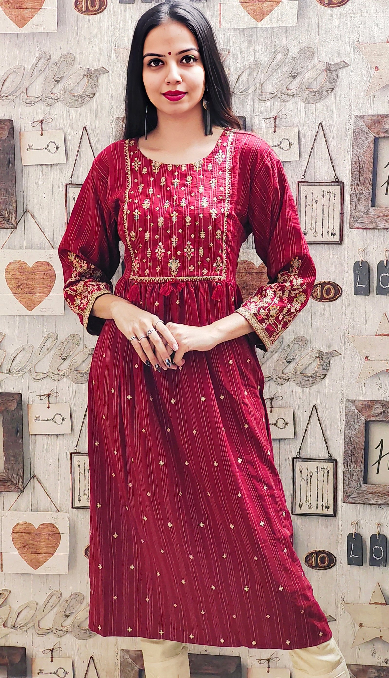 Cording kurti