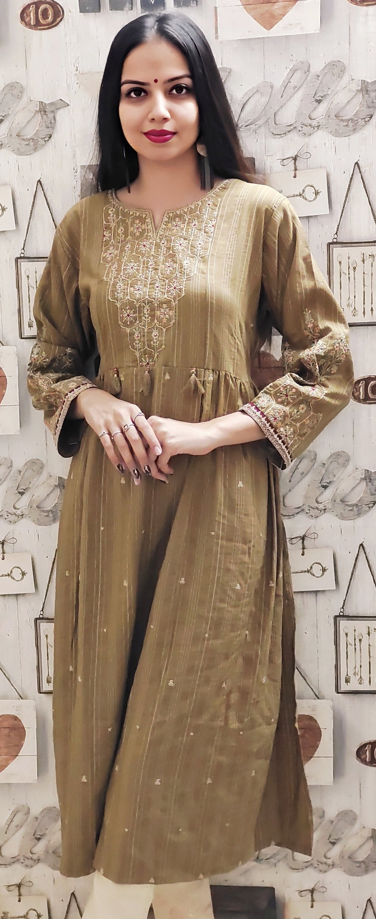 Cording kurti