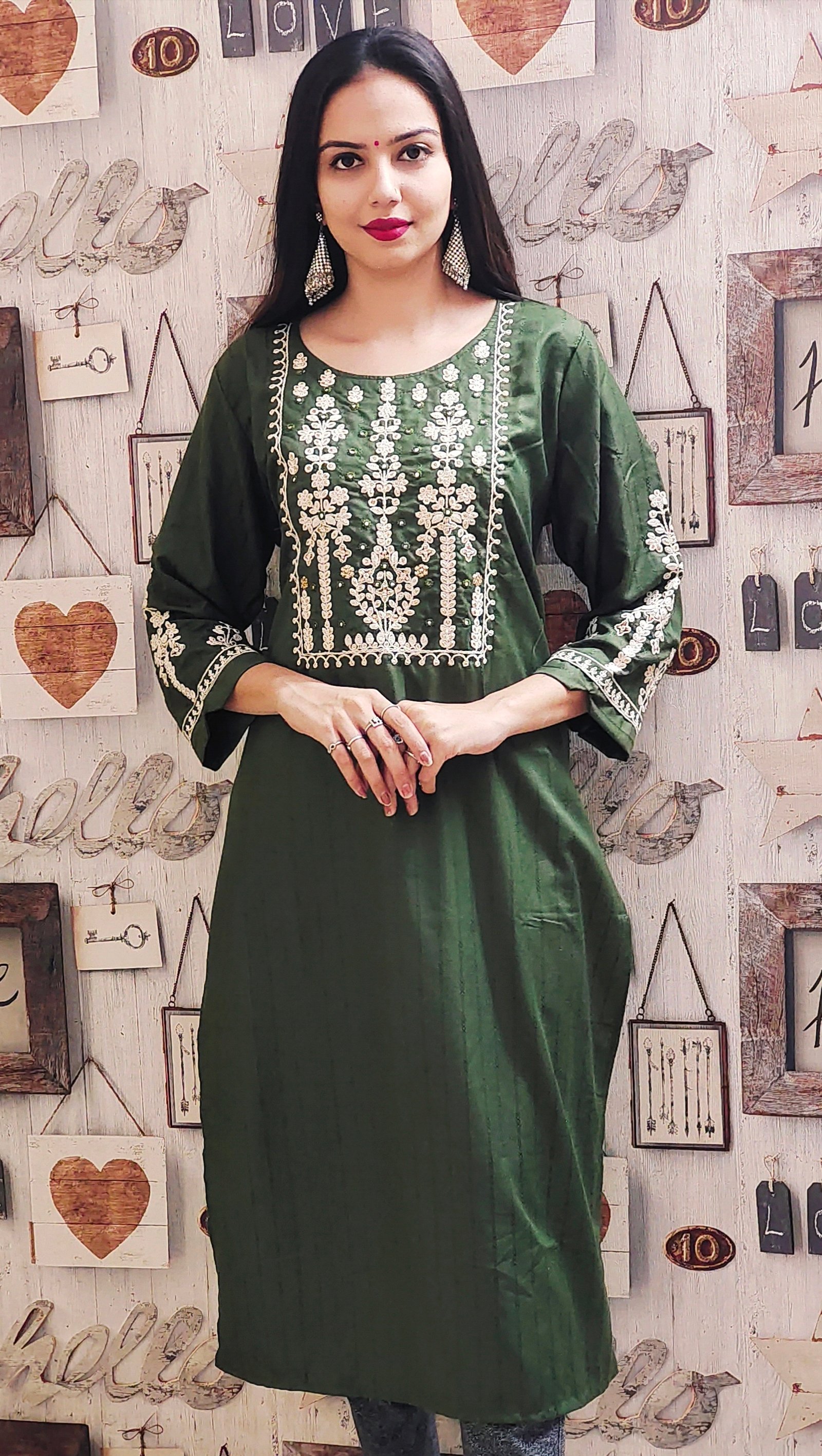 Cording kurti Design