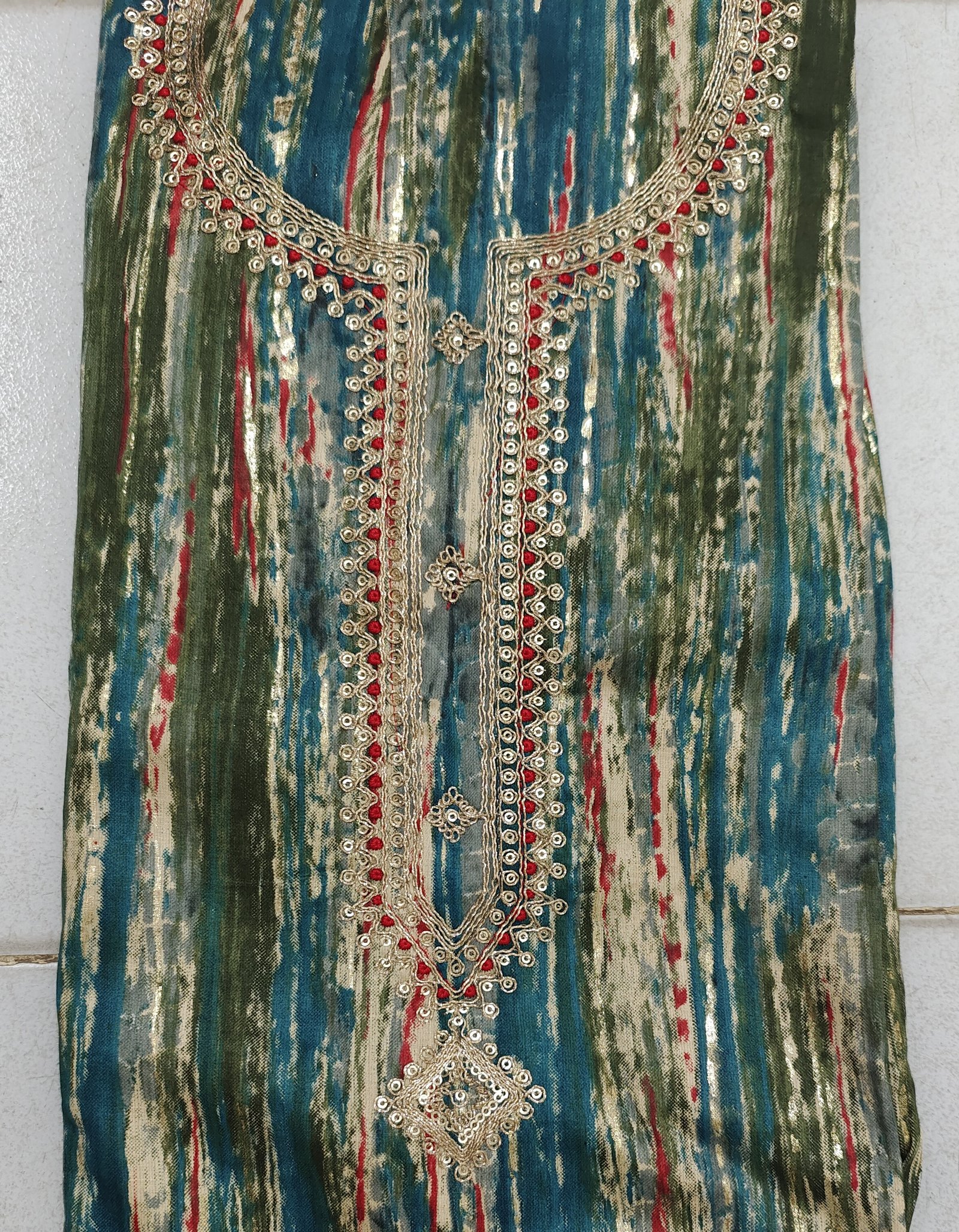 Cording & Sequince kurti Design
