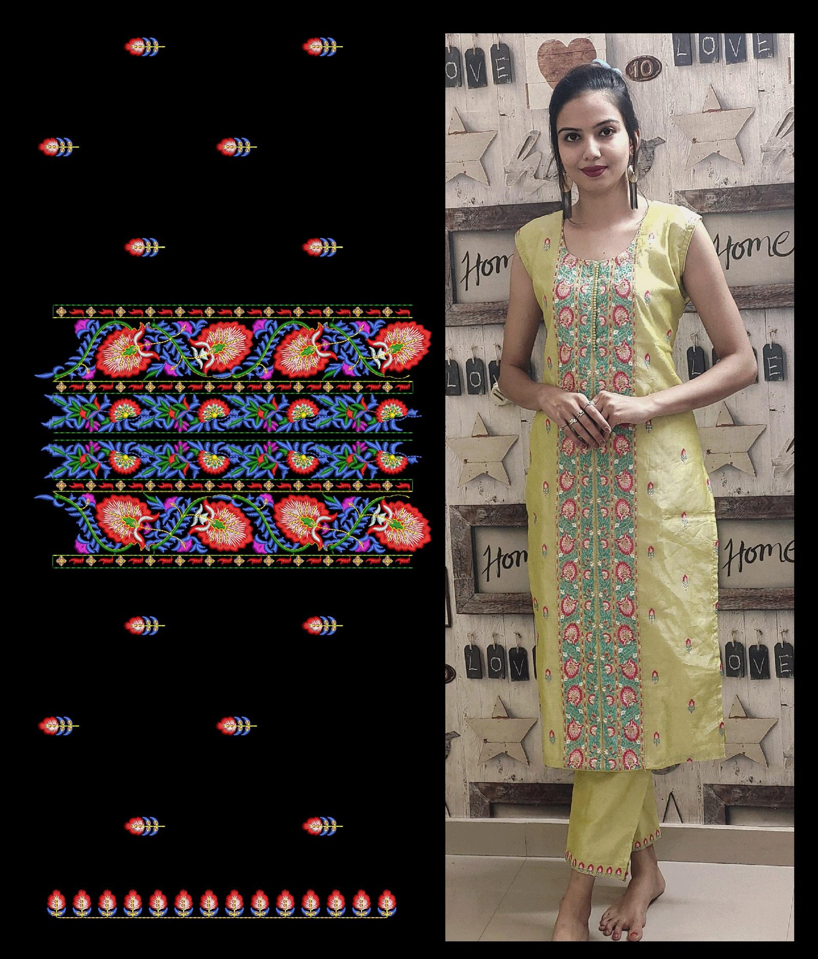 Sequince kurti Designs