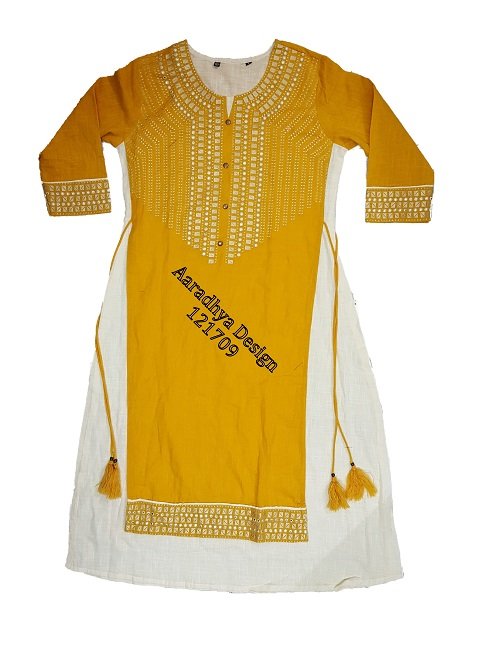 fancy kurti neck