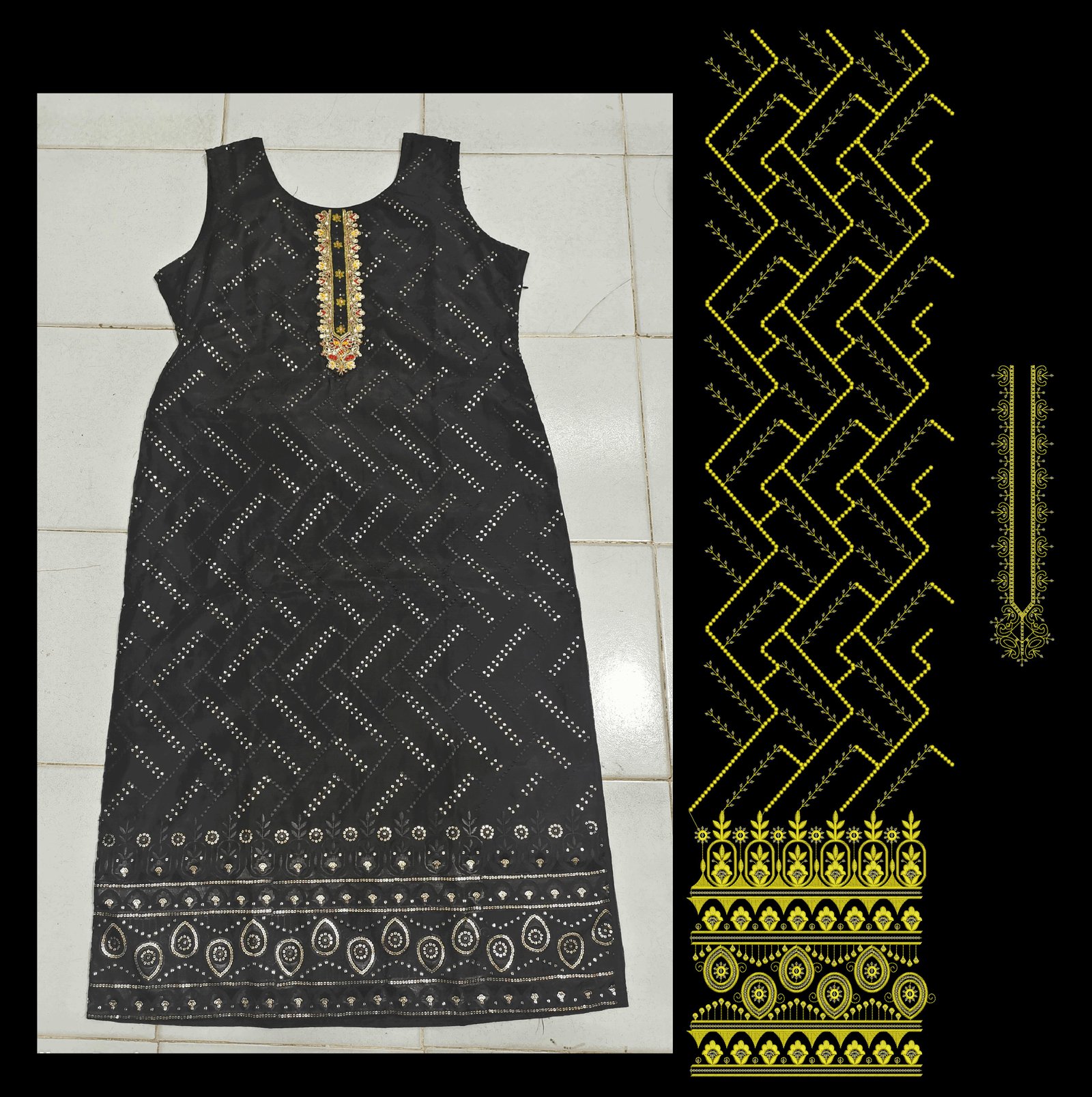 Sequince kurti