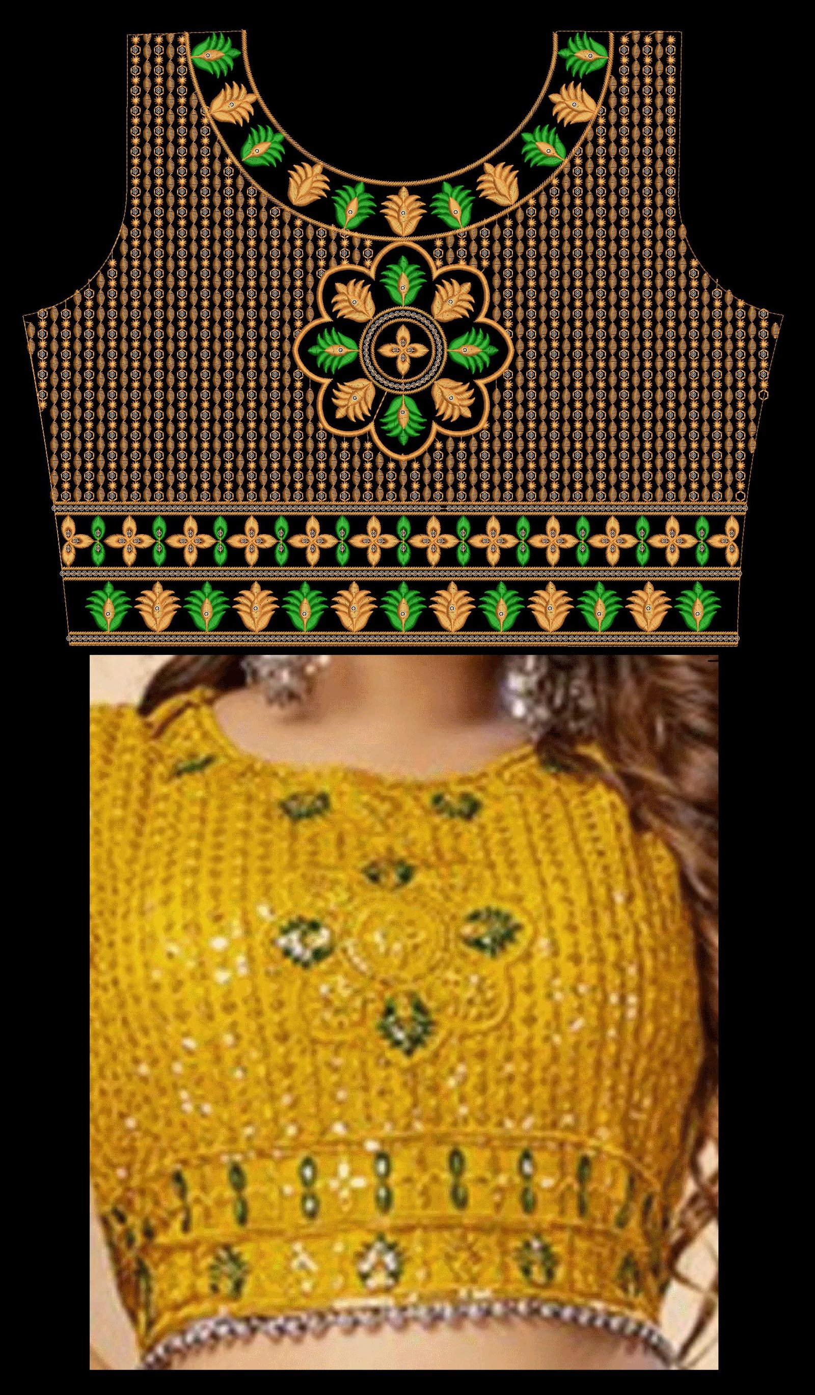 Sequince Ghaghara choli