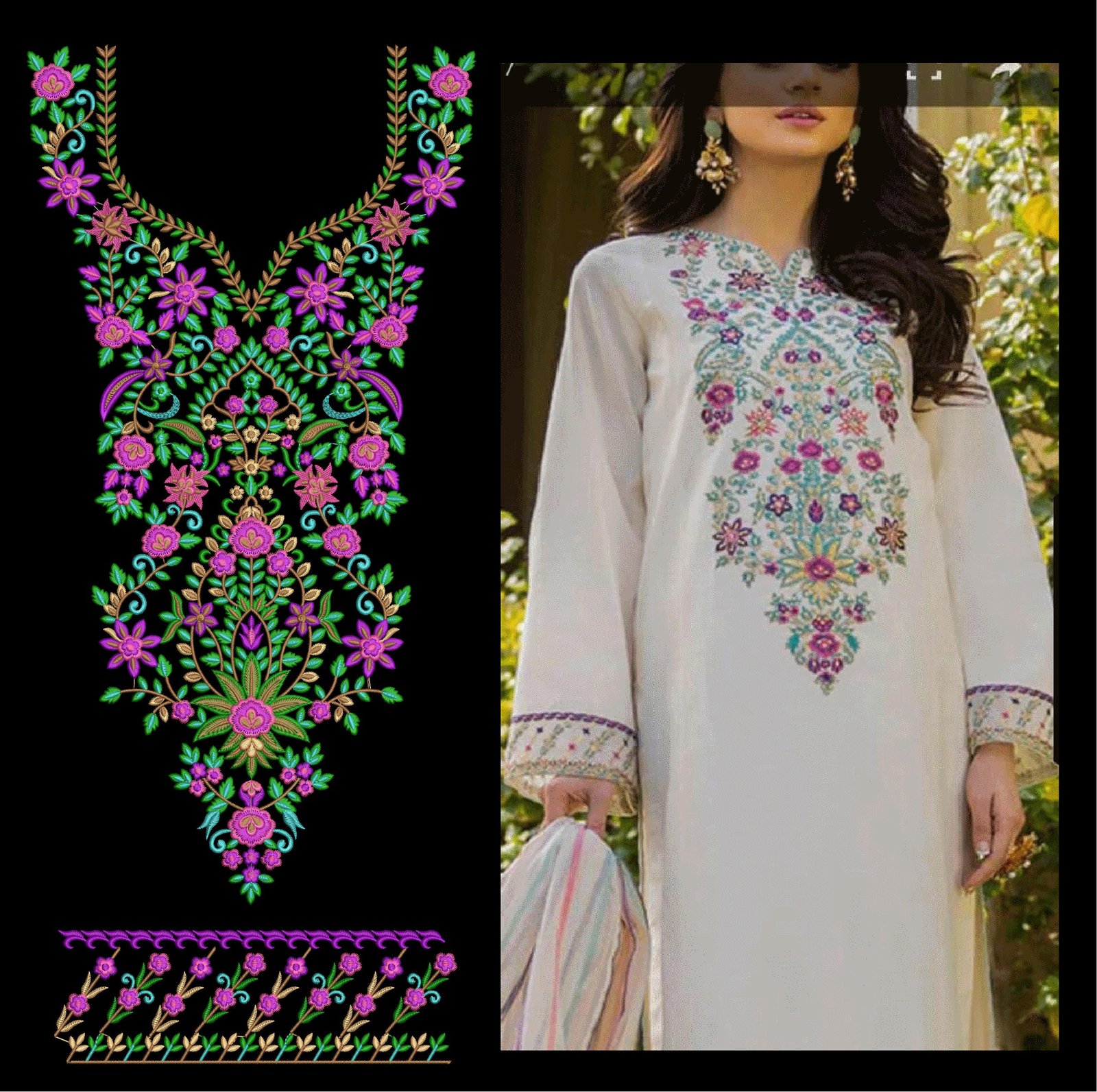 Fancy Kurti & Plazo