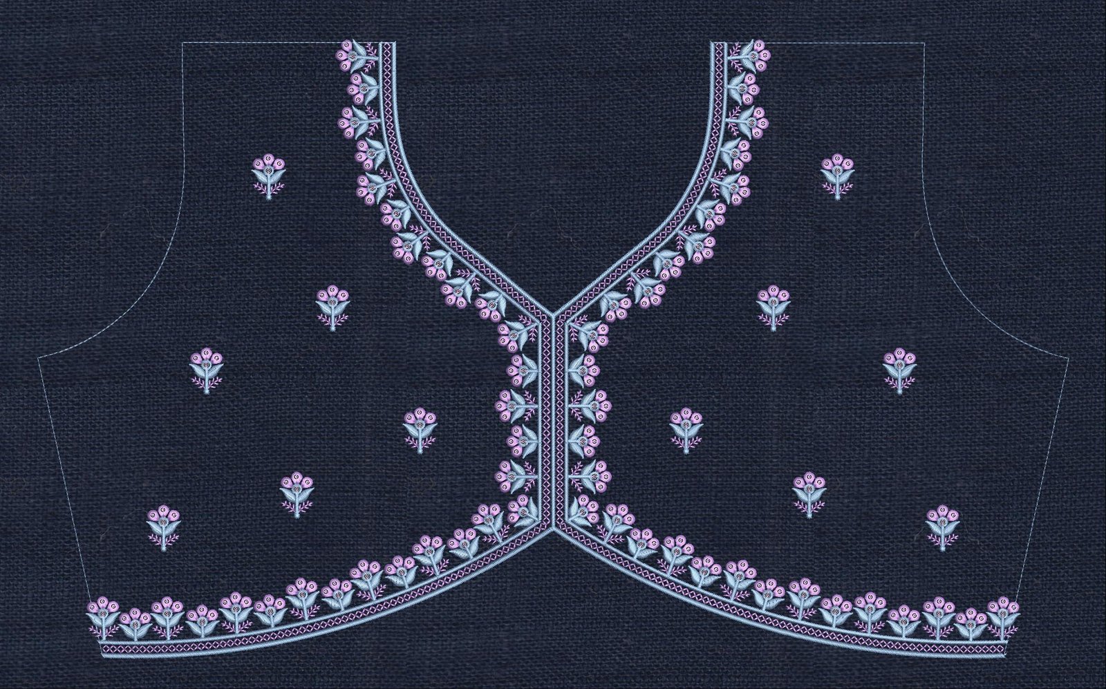 sequince and choli