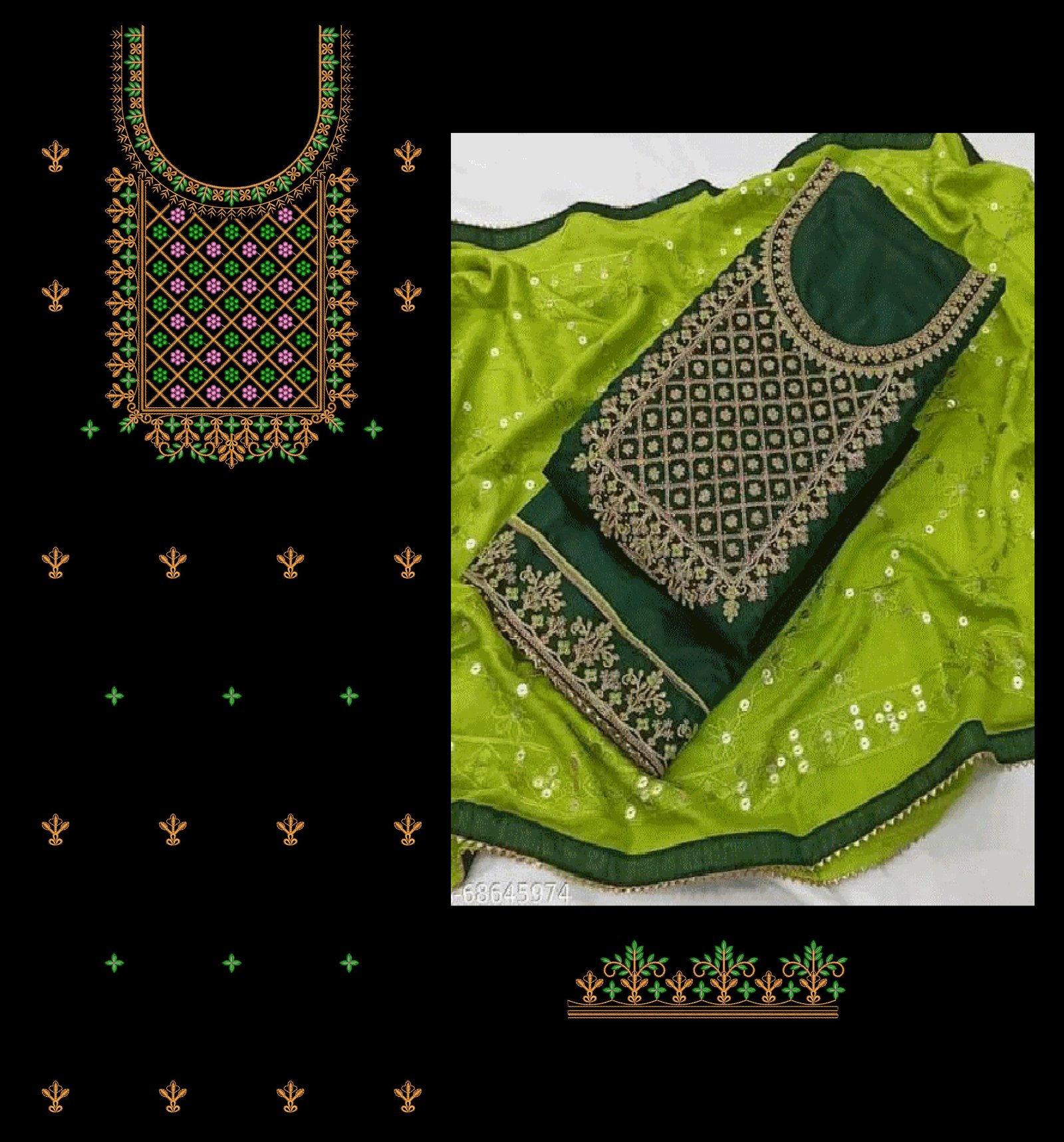 Fancy Kurti & Plazo