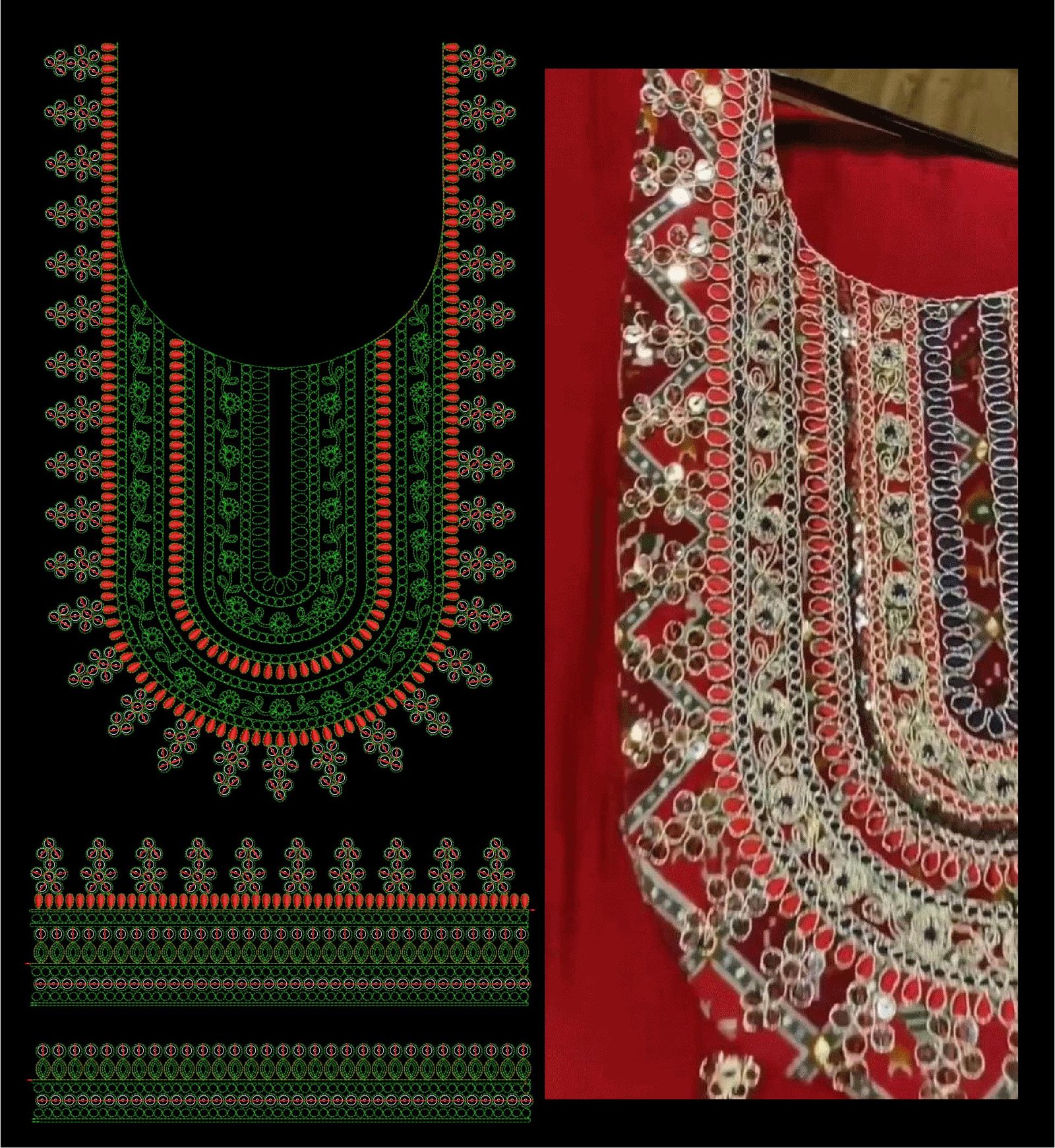 Cording and 5mm-sequince design