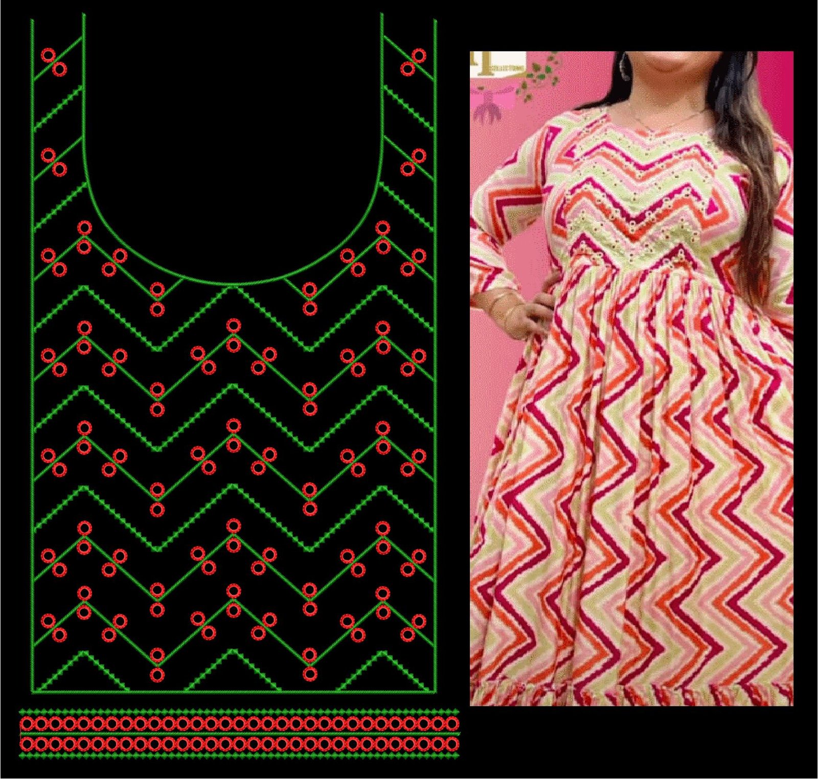 Fancy Kurti & Plazo