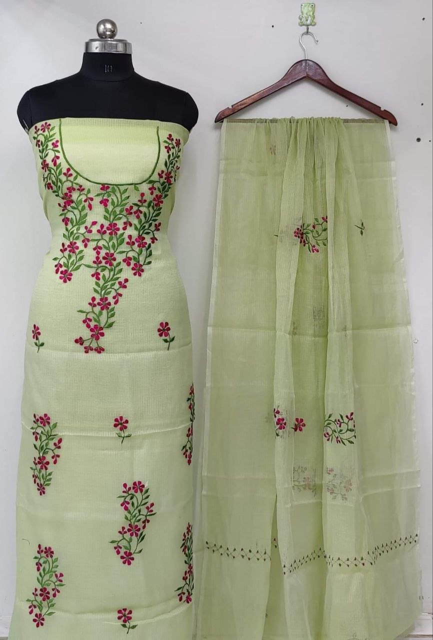 Neck Top Duppata Design