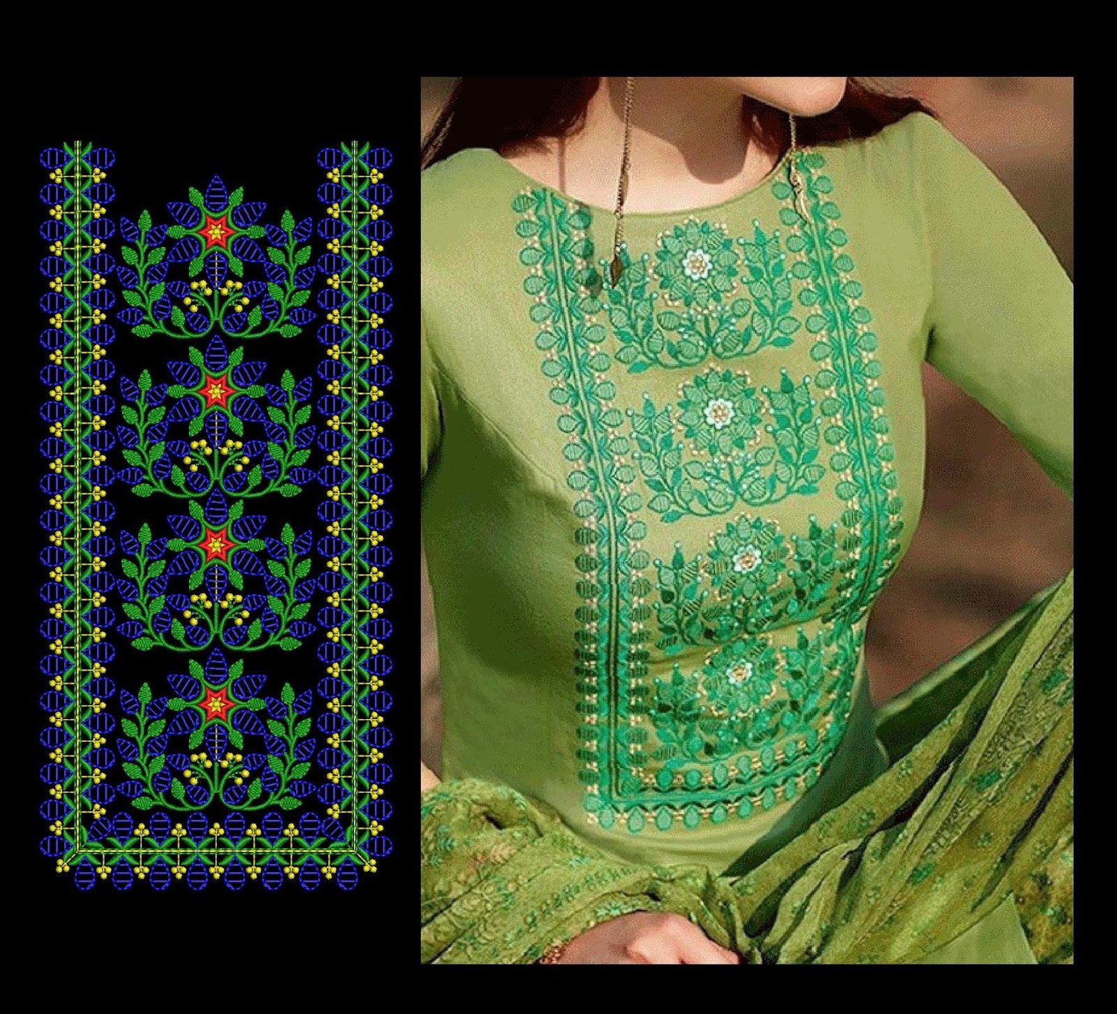 Fancy Kurti & Plazo