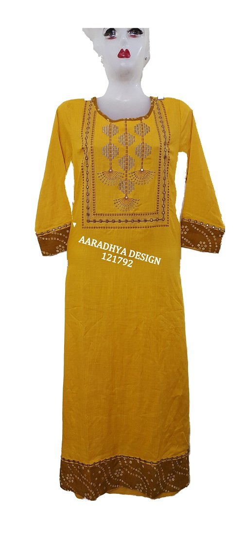 fancy kurti neck