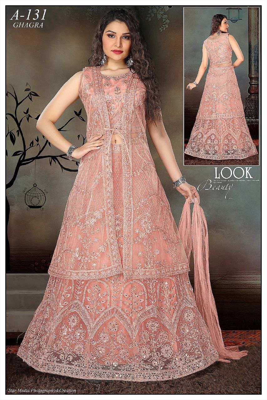 Chain Neck & Choli Ghaghara