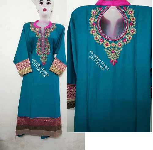 fancy kurti neck