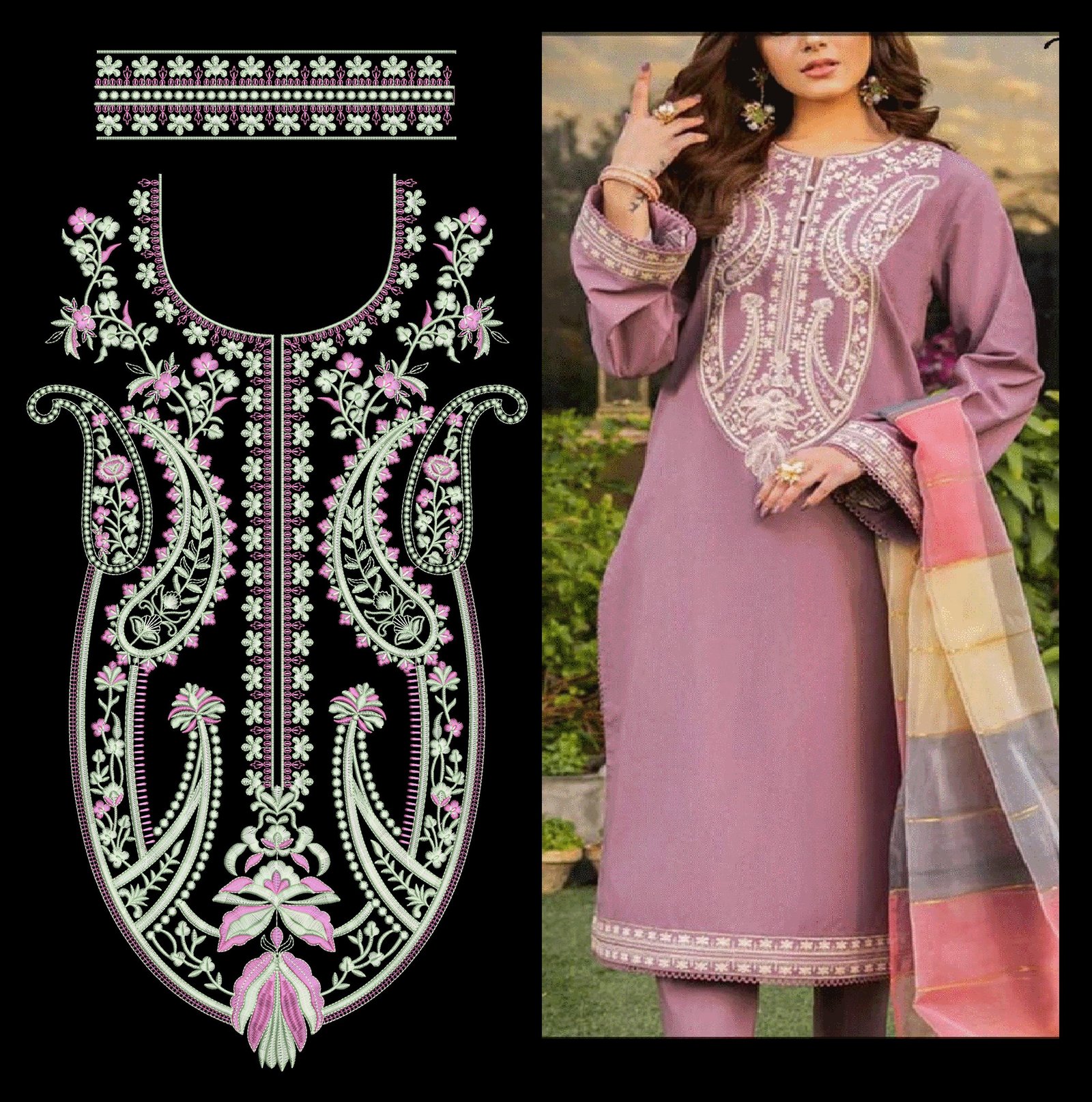 Fancy Kurti & Plazo
