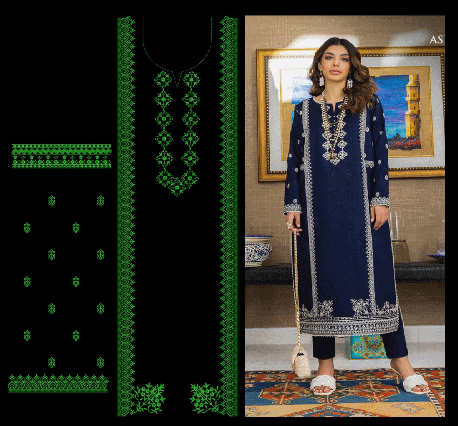 Fancy Kurti & Plazo