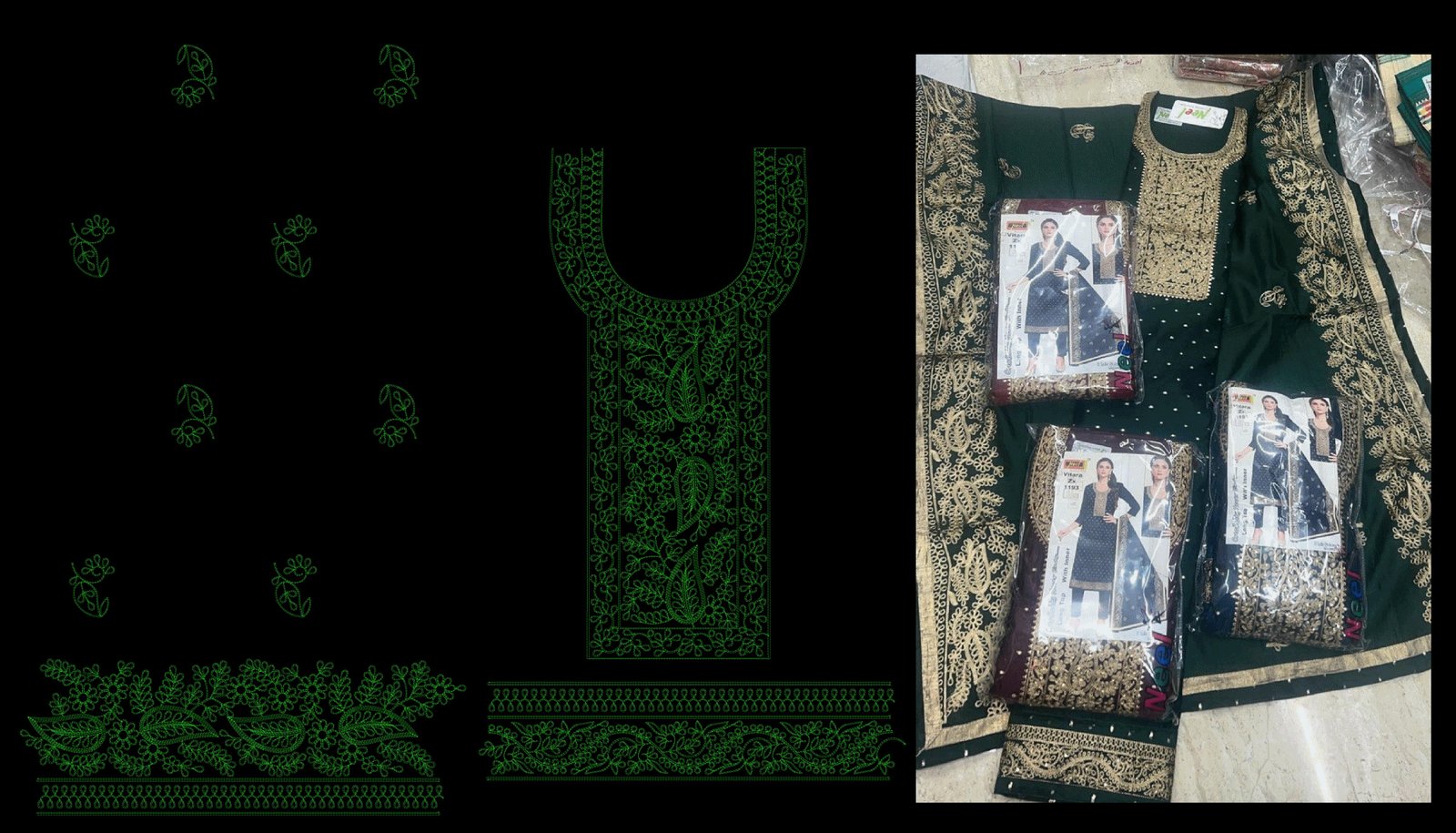 Chain/Aari fancy kurti
