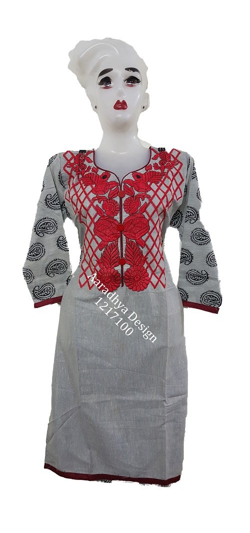 fancy kurti neck