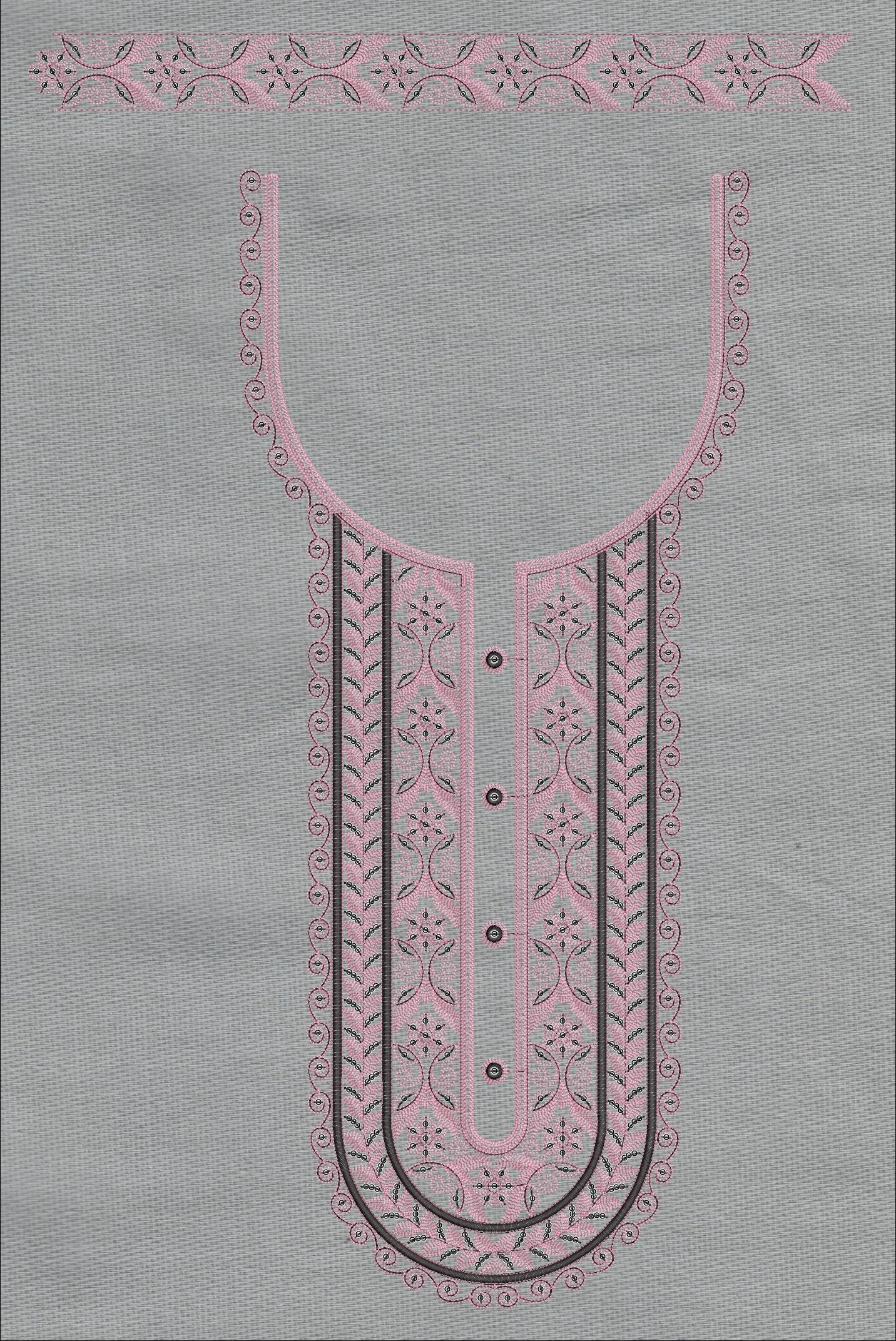 cording &Sequince Neck