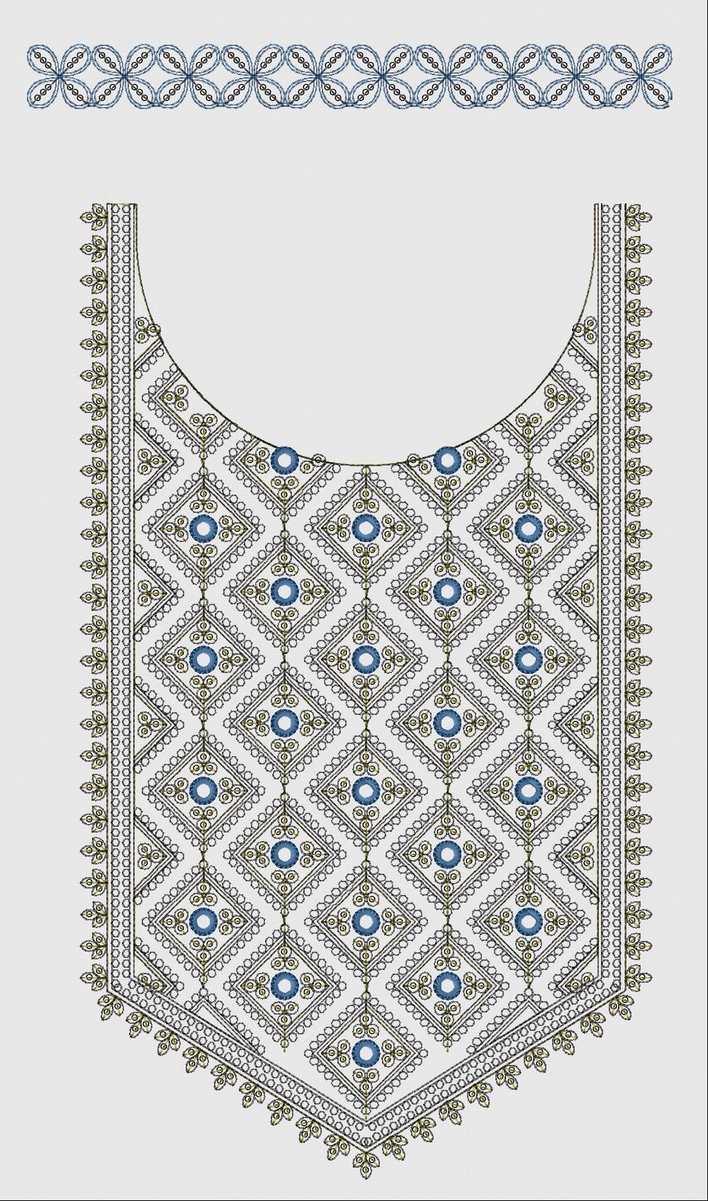 cording & Sequince Neck