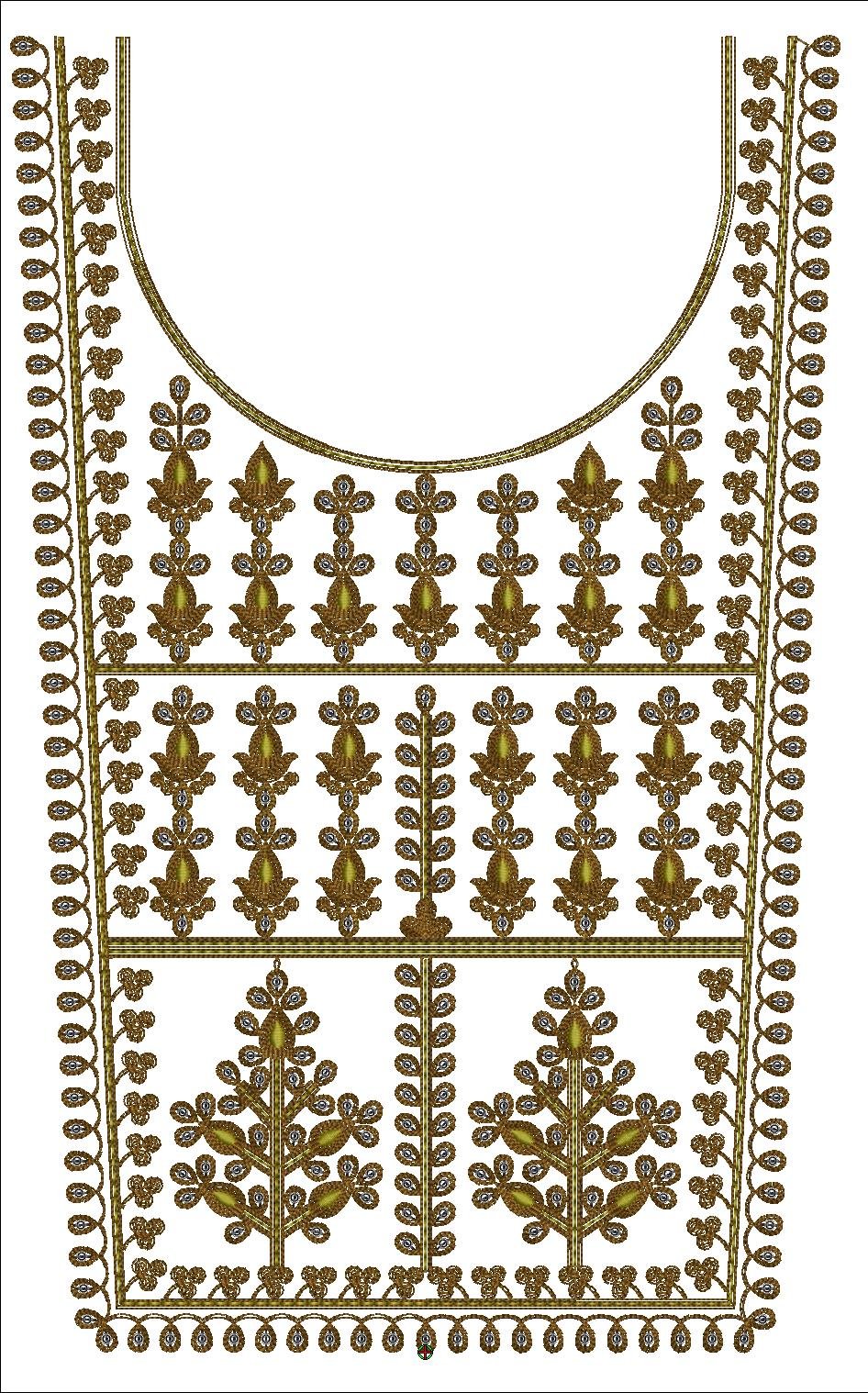 cording  &  Sequince Neck