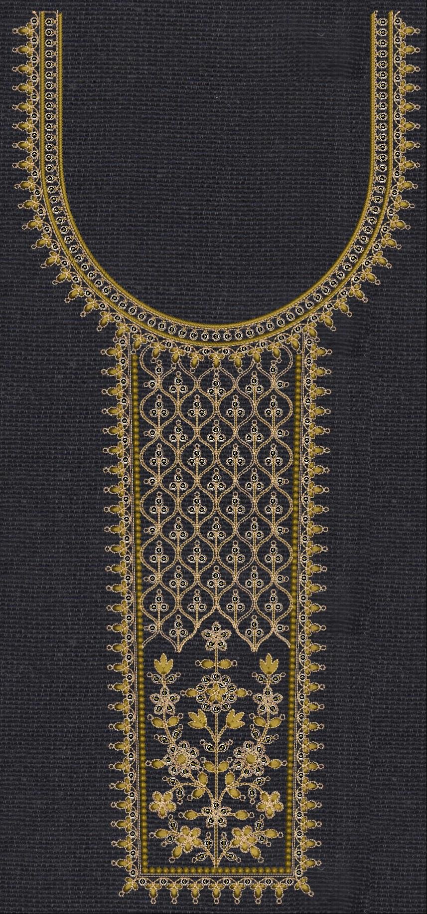 cording & Sequince Neck