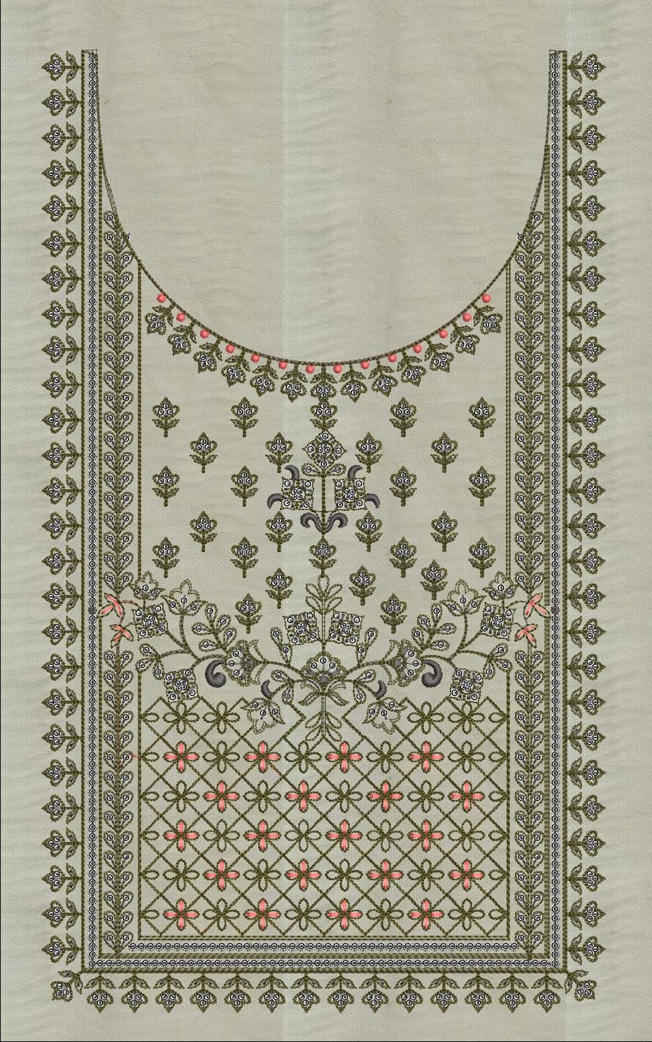 cording & Sequince Neck