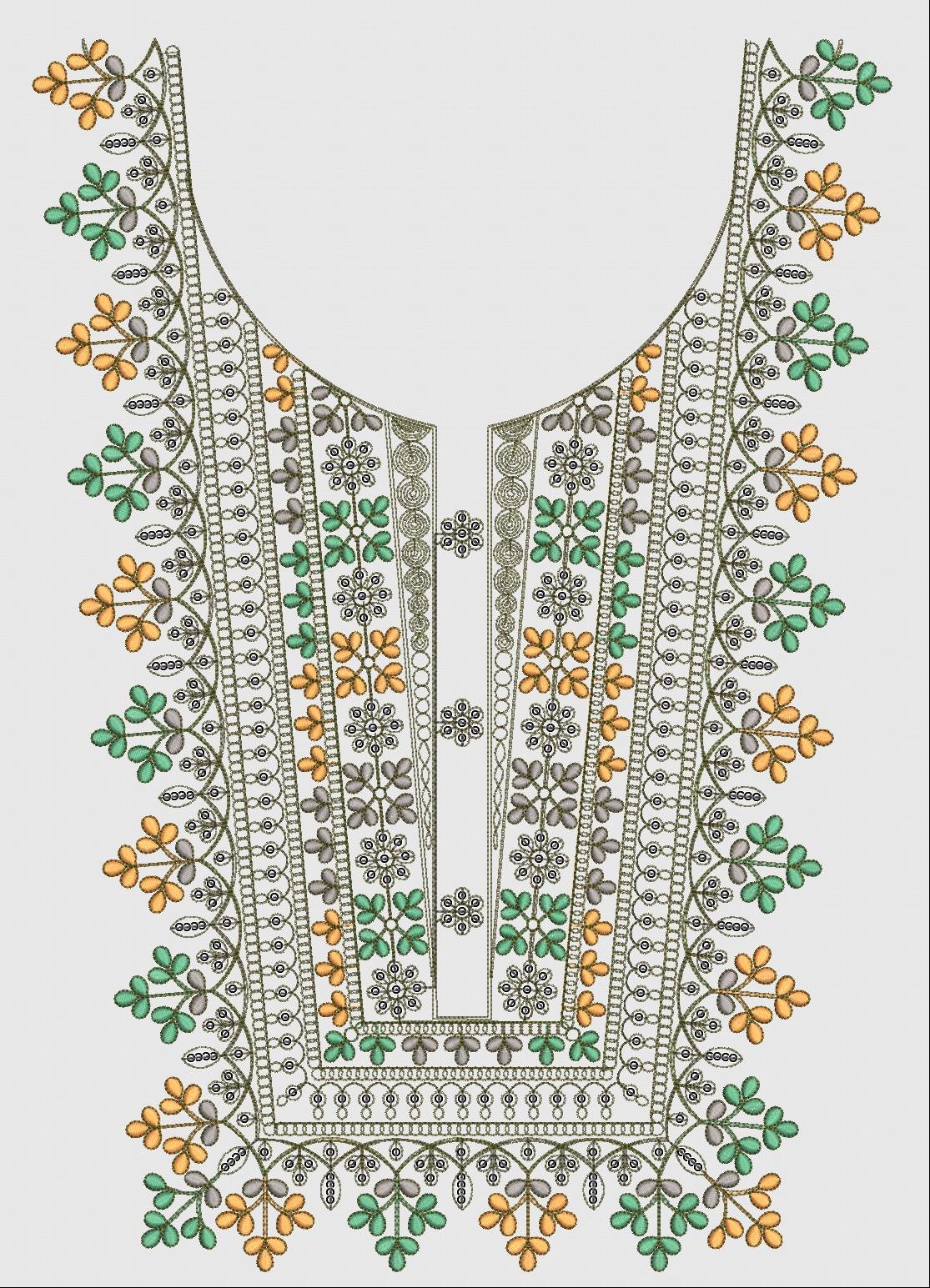 cording & Sequince Neck