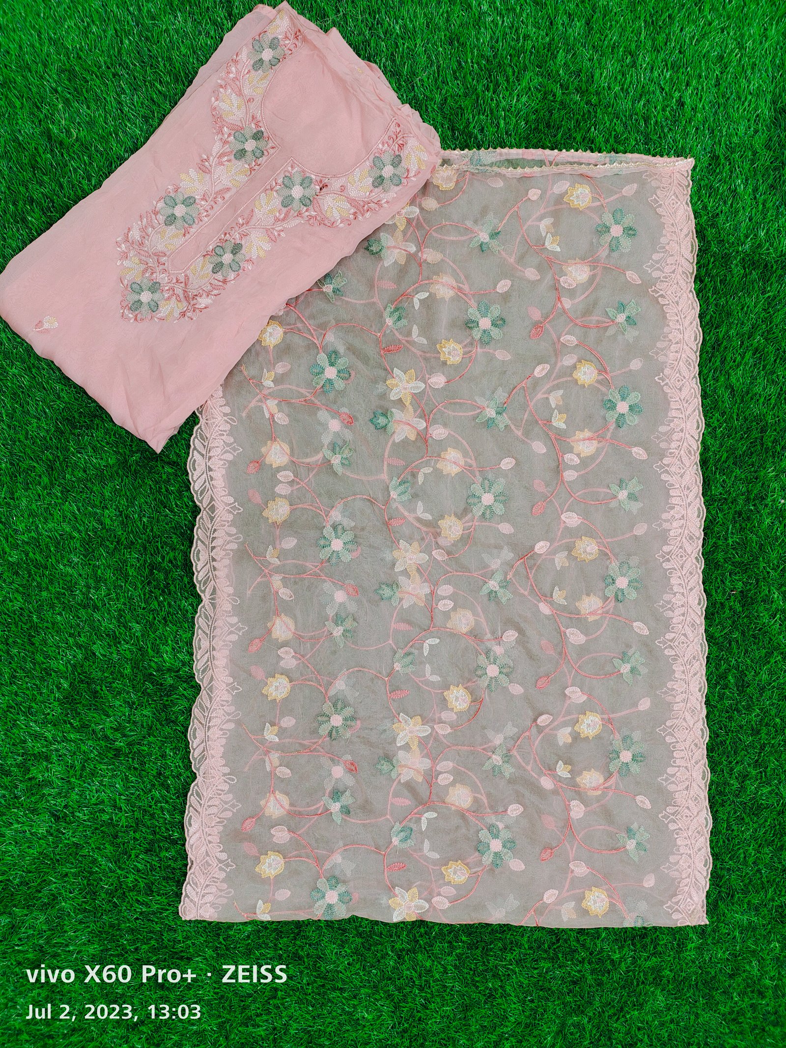 Neck Top Duppata