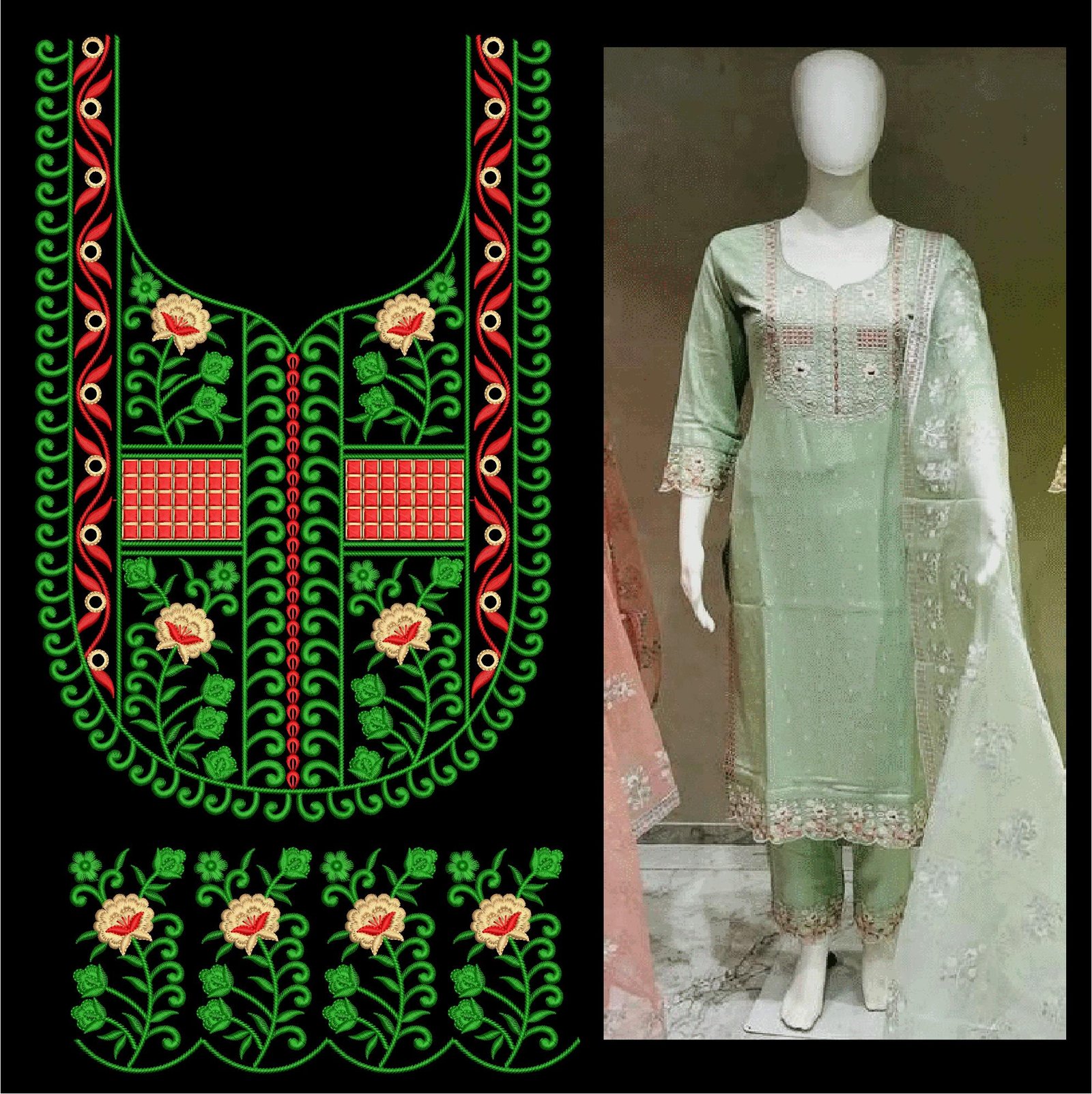 Fancy Kurti & Plazo