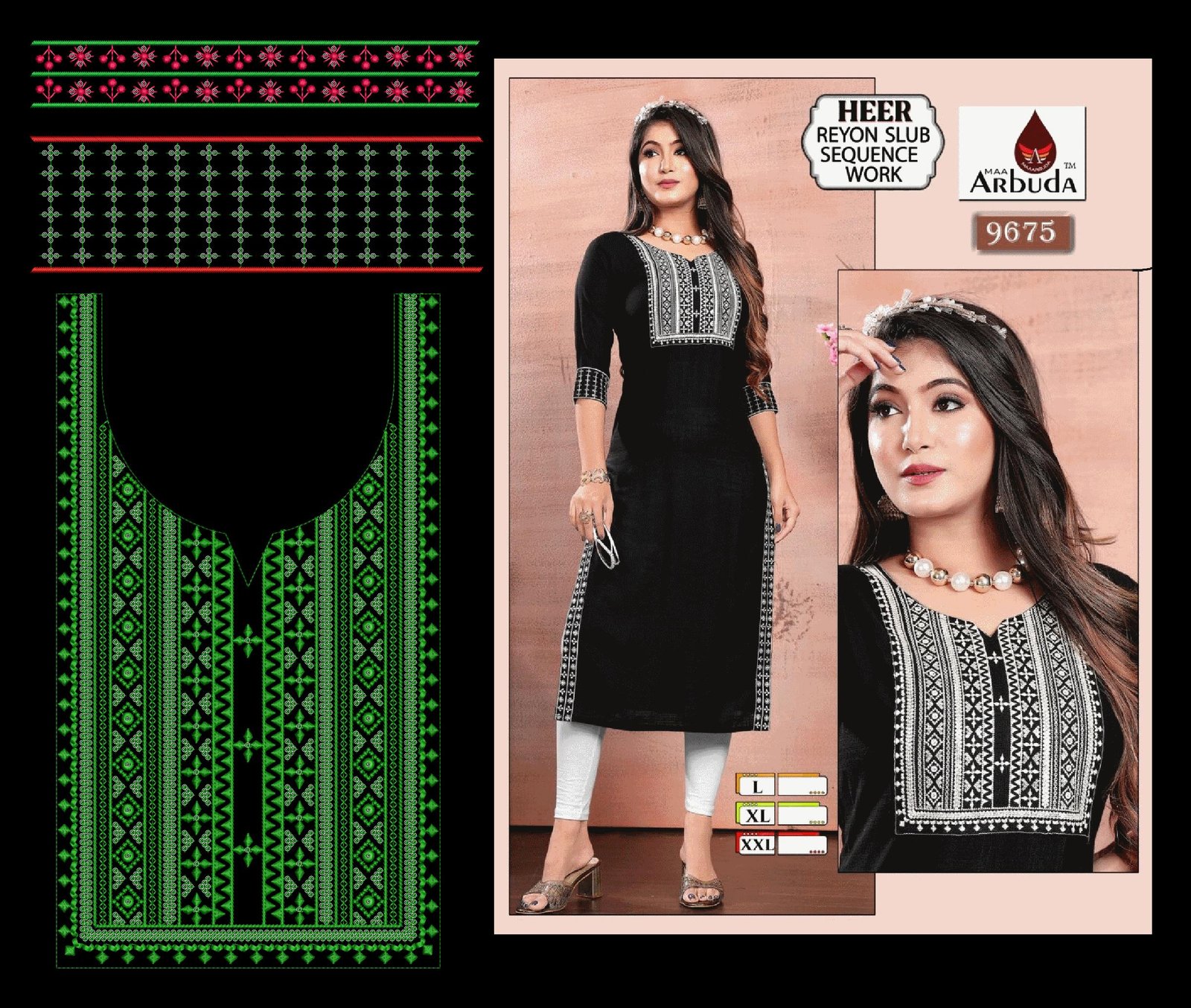 Sequince kurti Designs