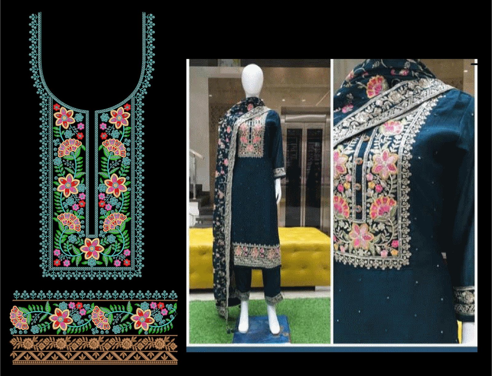 Sequince kurti Designs