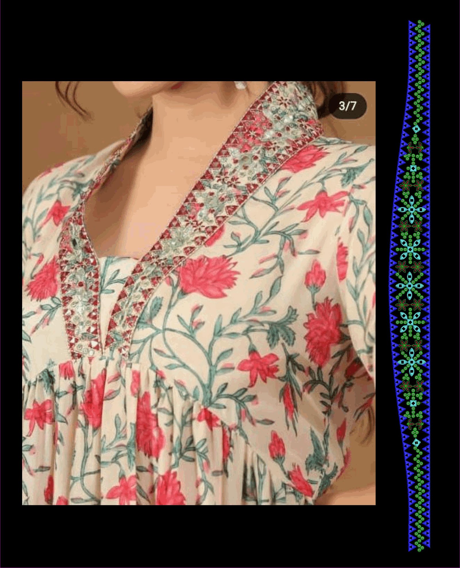 Sequince kurti Designs